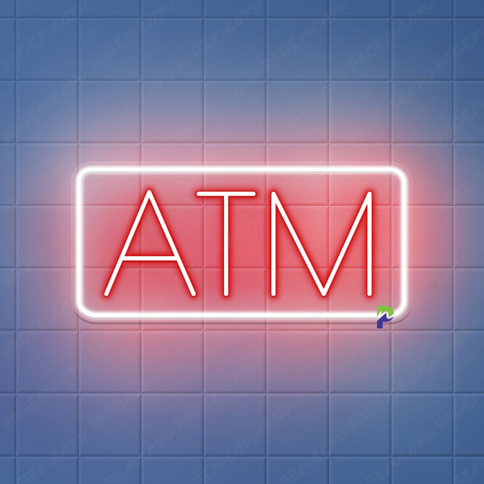 ATM Neon Sign Simple Led Light