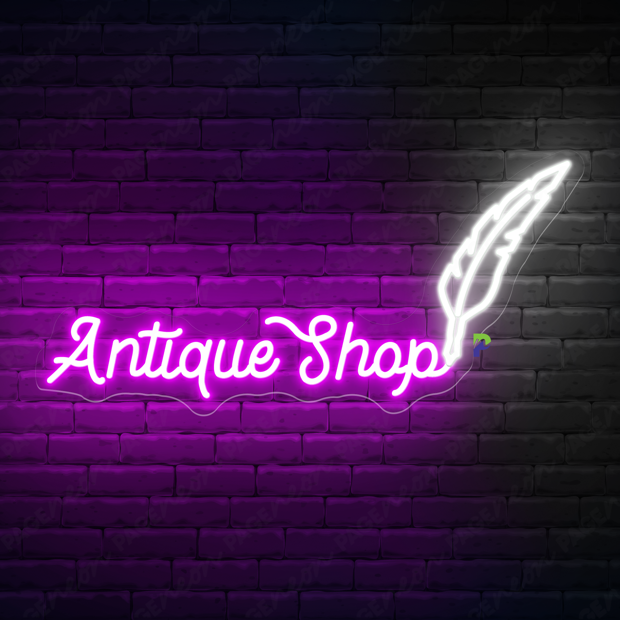 Antique Shop Neon Signs Business Custom Led Light