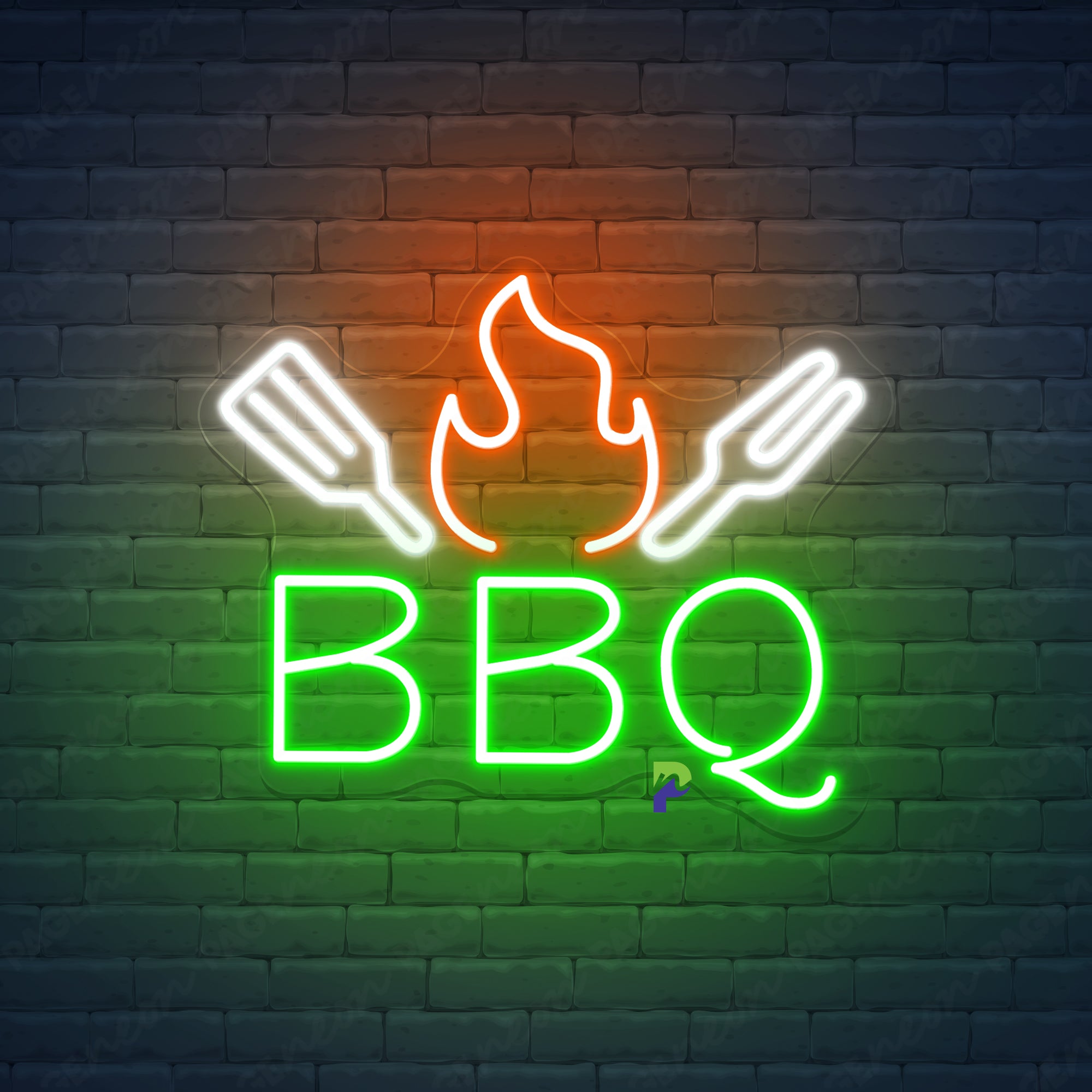 BBQ Neon Sign Best Restaurant Led Light