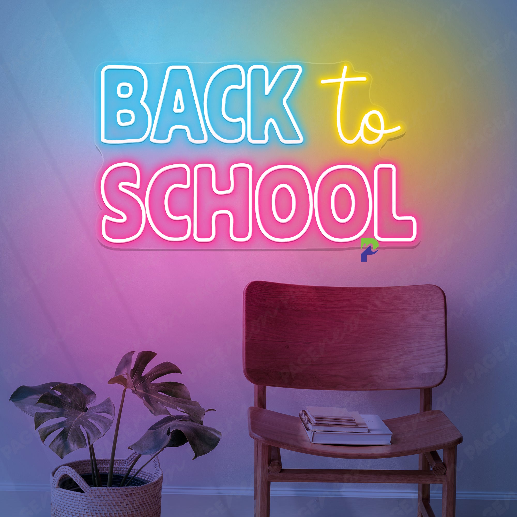 Back To School Neon Sign Welcome Back Led Light