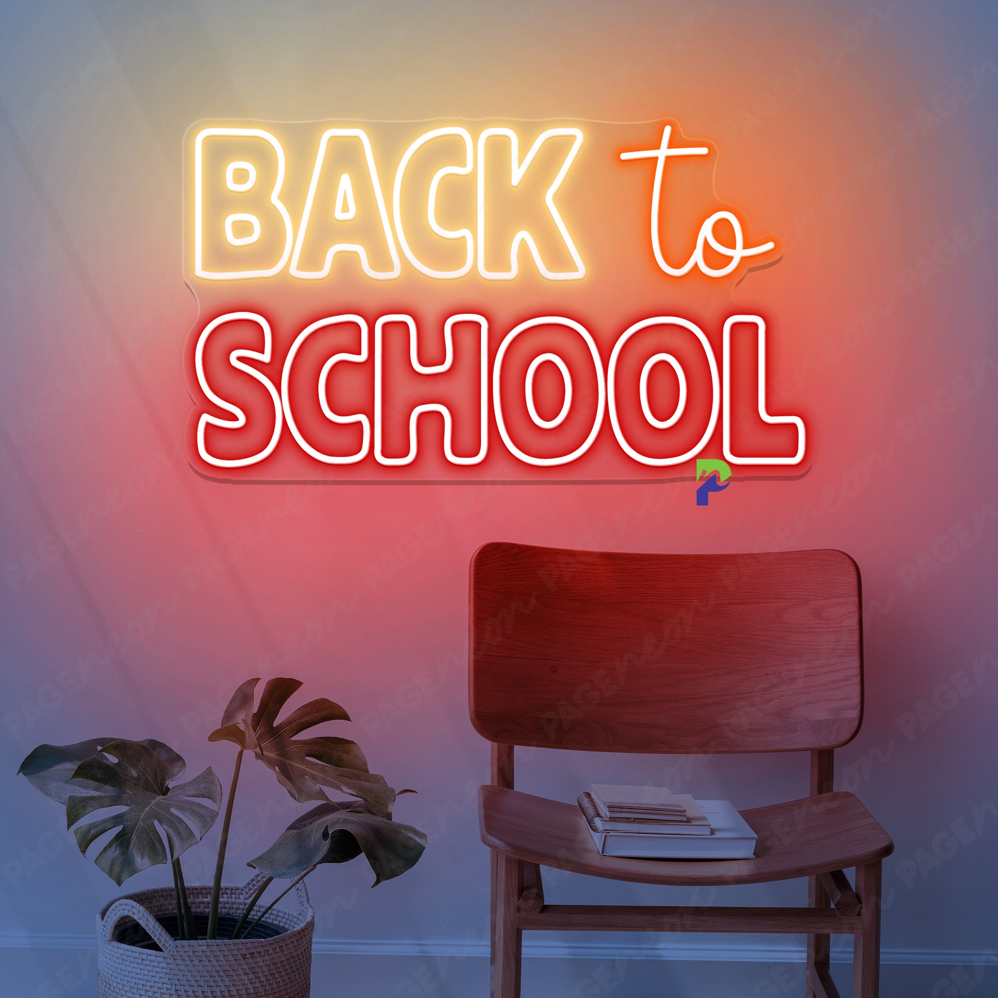 Back To School Neon Sign Welcome Back Led Light