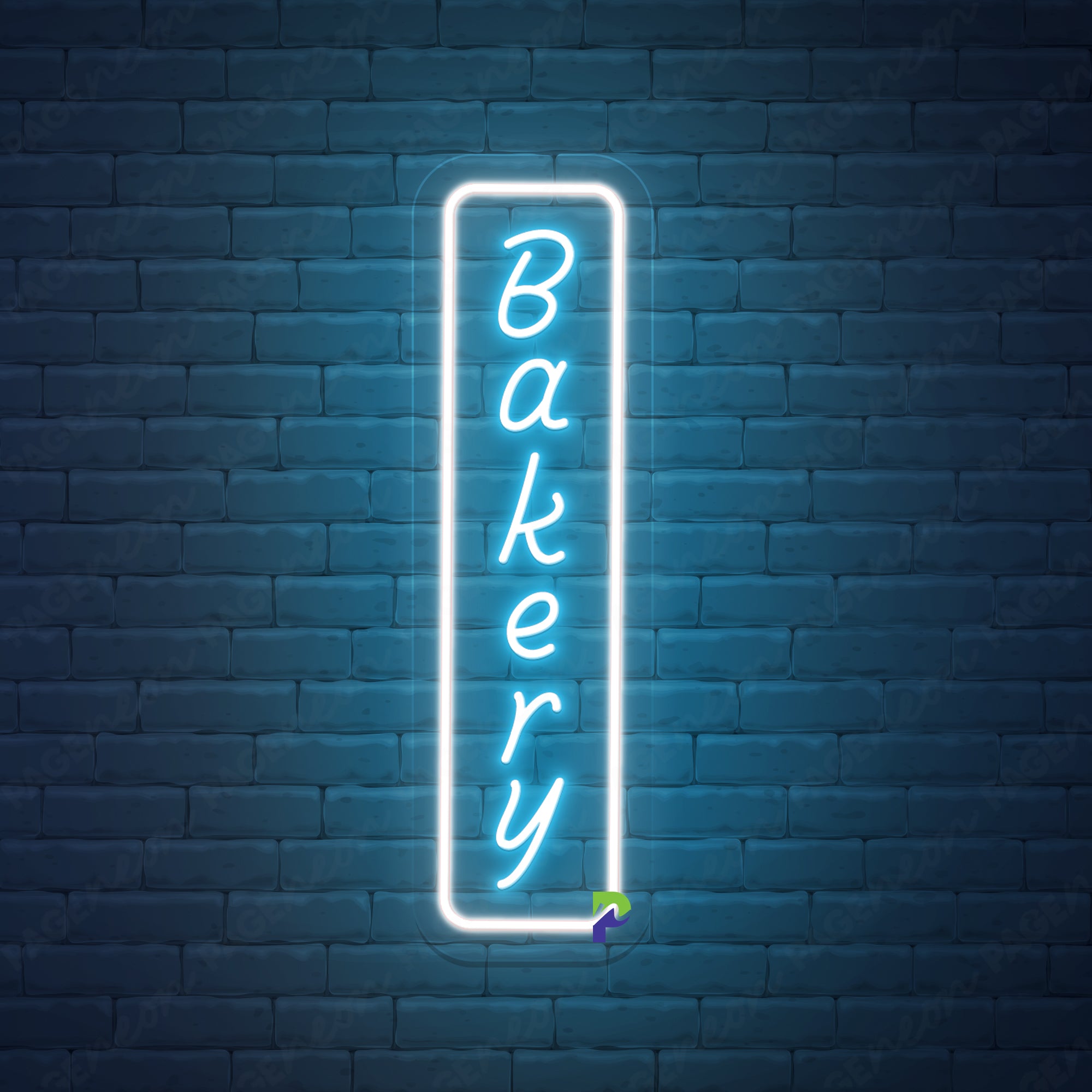 Bakery Neon Sign Vertical Business Led Light