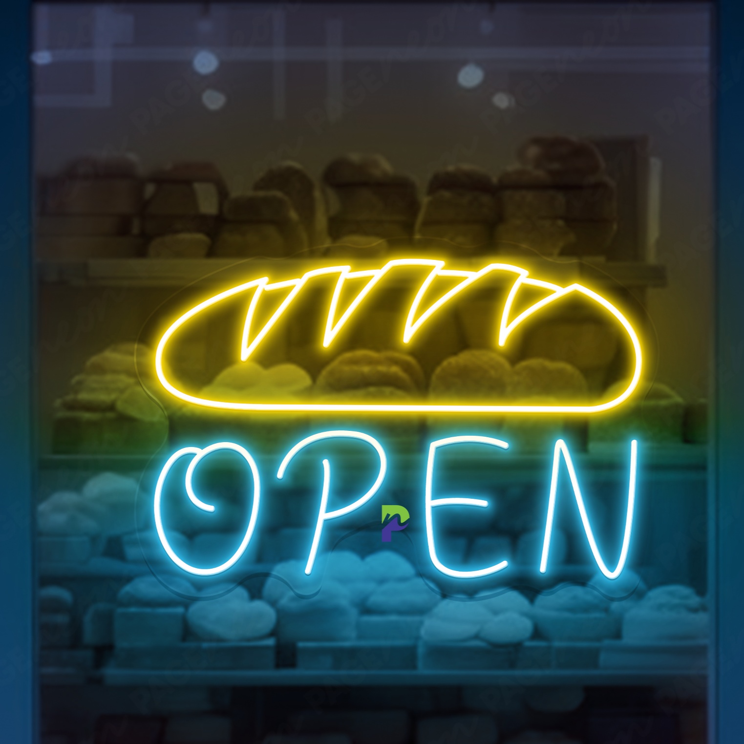 Bakery Open Neon Sign Kitchen Led Light