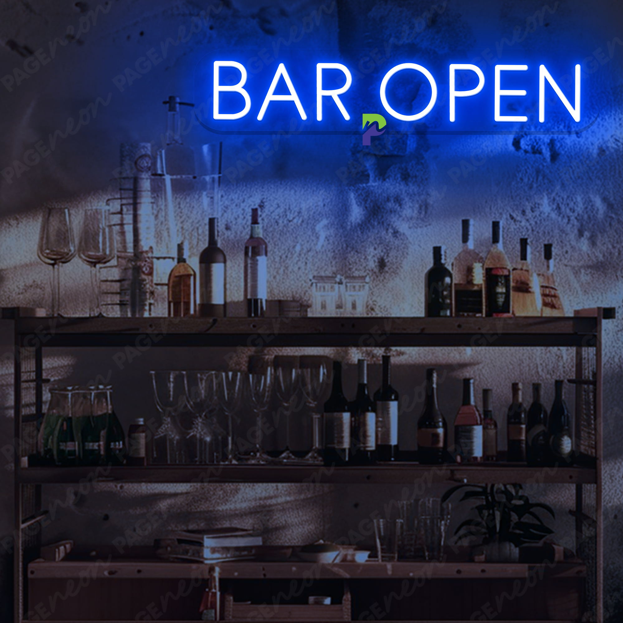 Bar Open Outdoor Neon Sign Typical Led Light