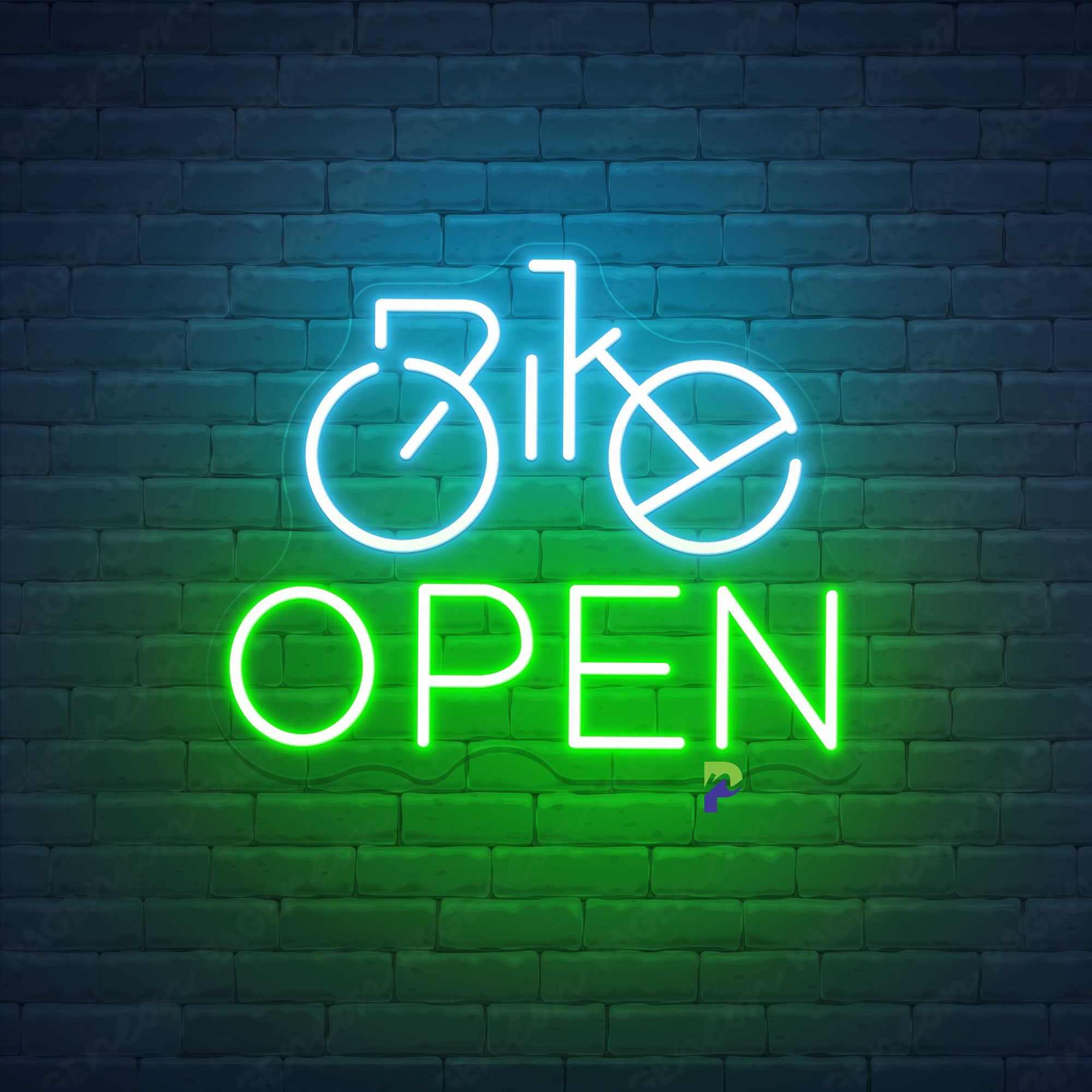 Bicycle Neon Signs Bike Open Led Light