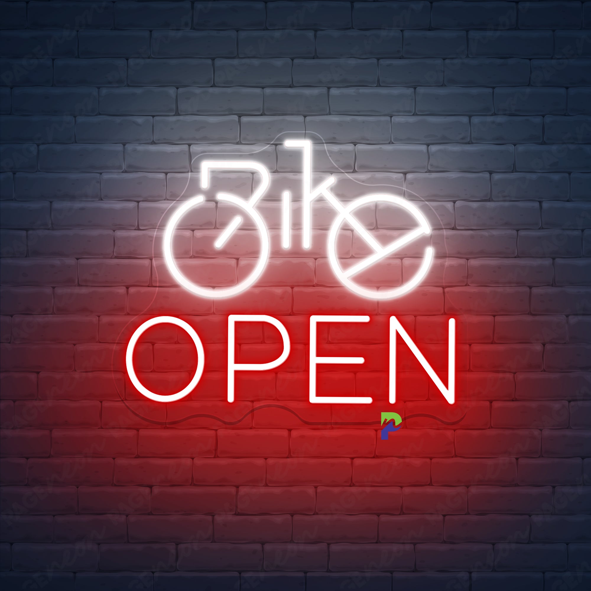 Bicycle Neon Signs Bike Open Led Light