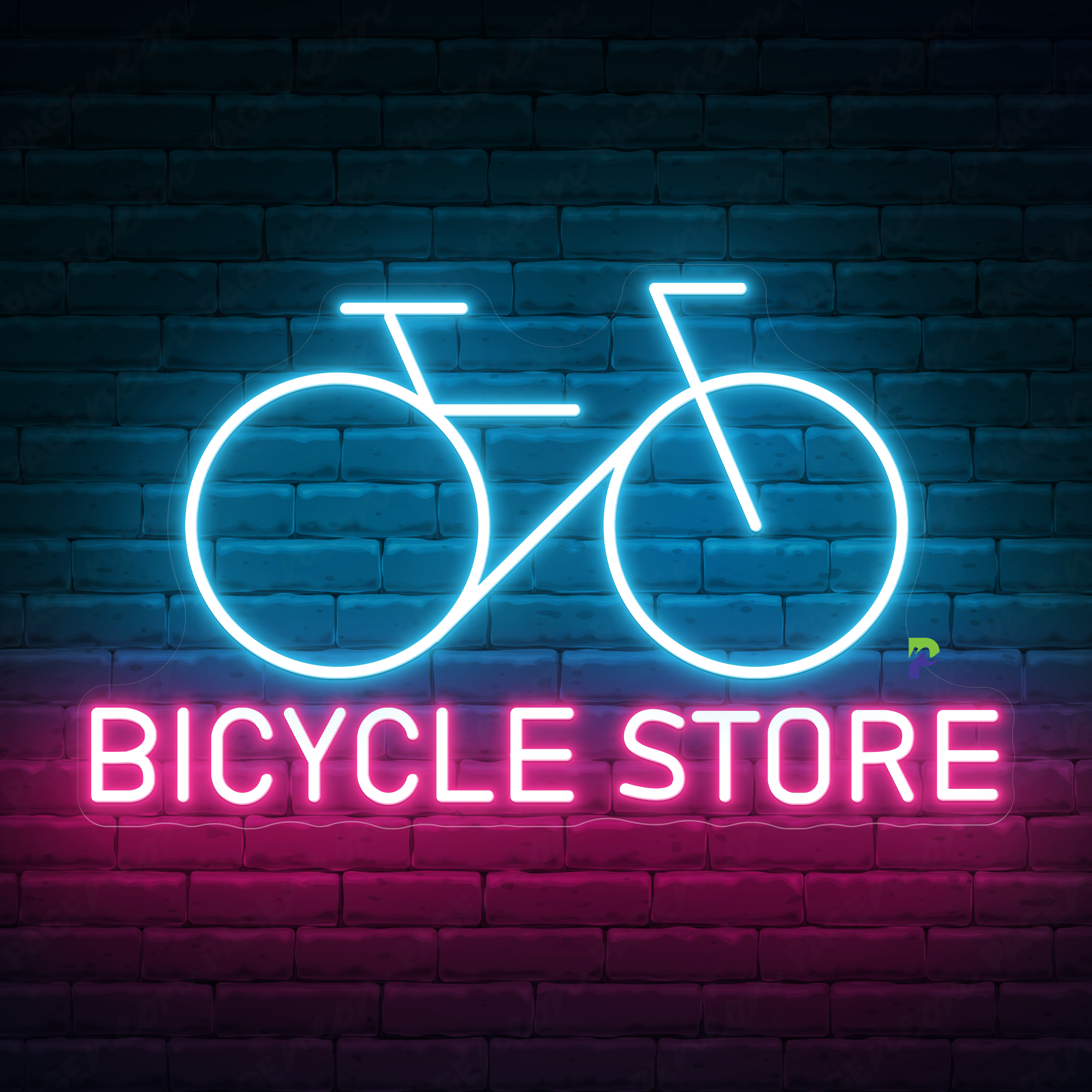 Bicycle Store Neon Signs Business Led Light