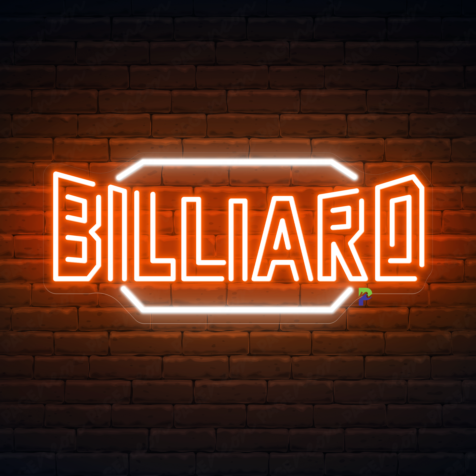 Billiards Neon Sign Big Gaming Led Light