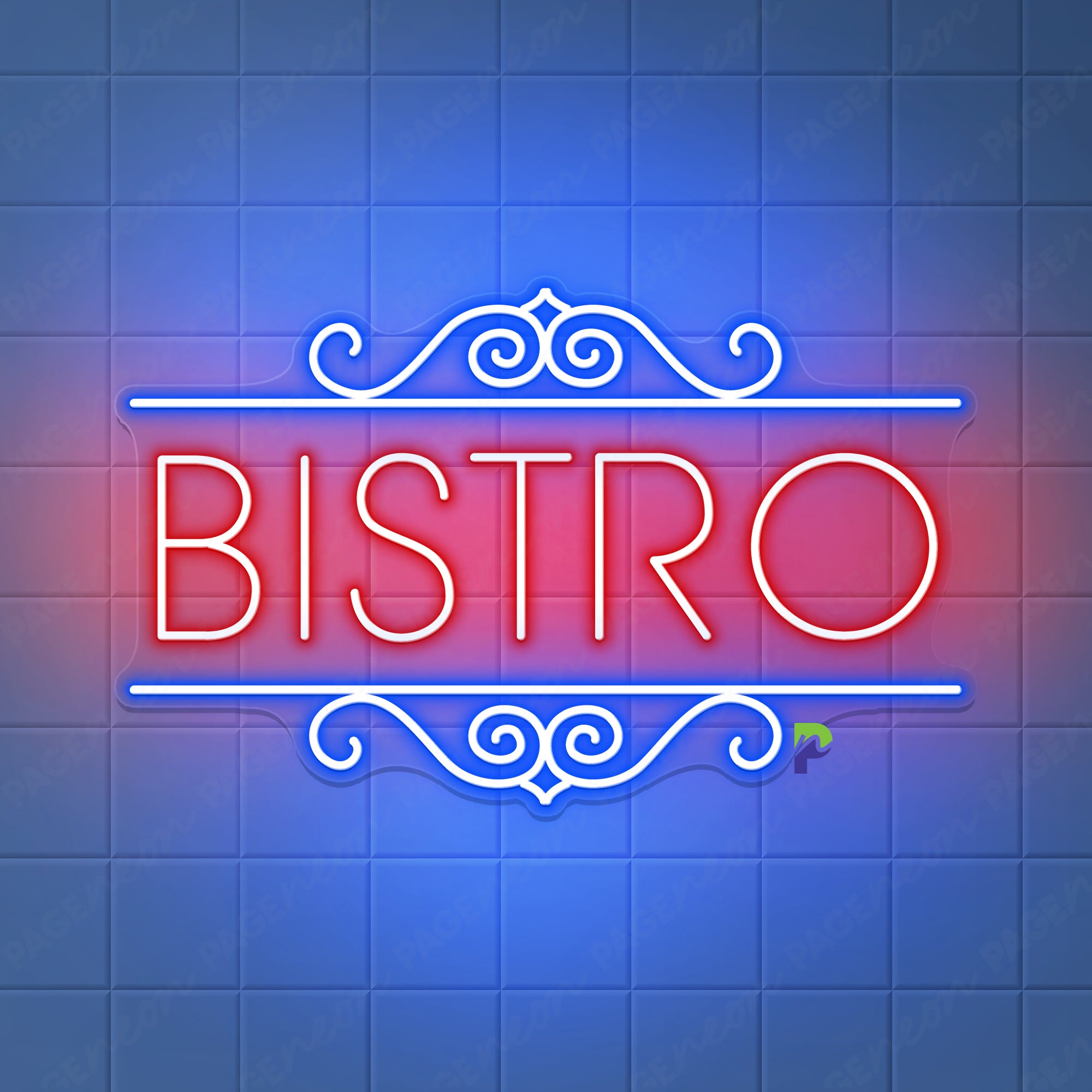 Bistro Neon Sign Unique Led Light For Restaurant