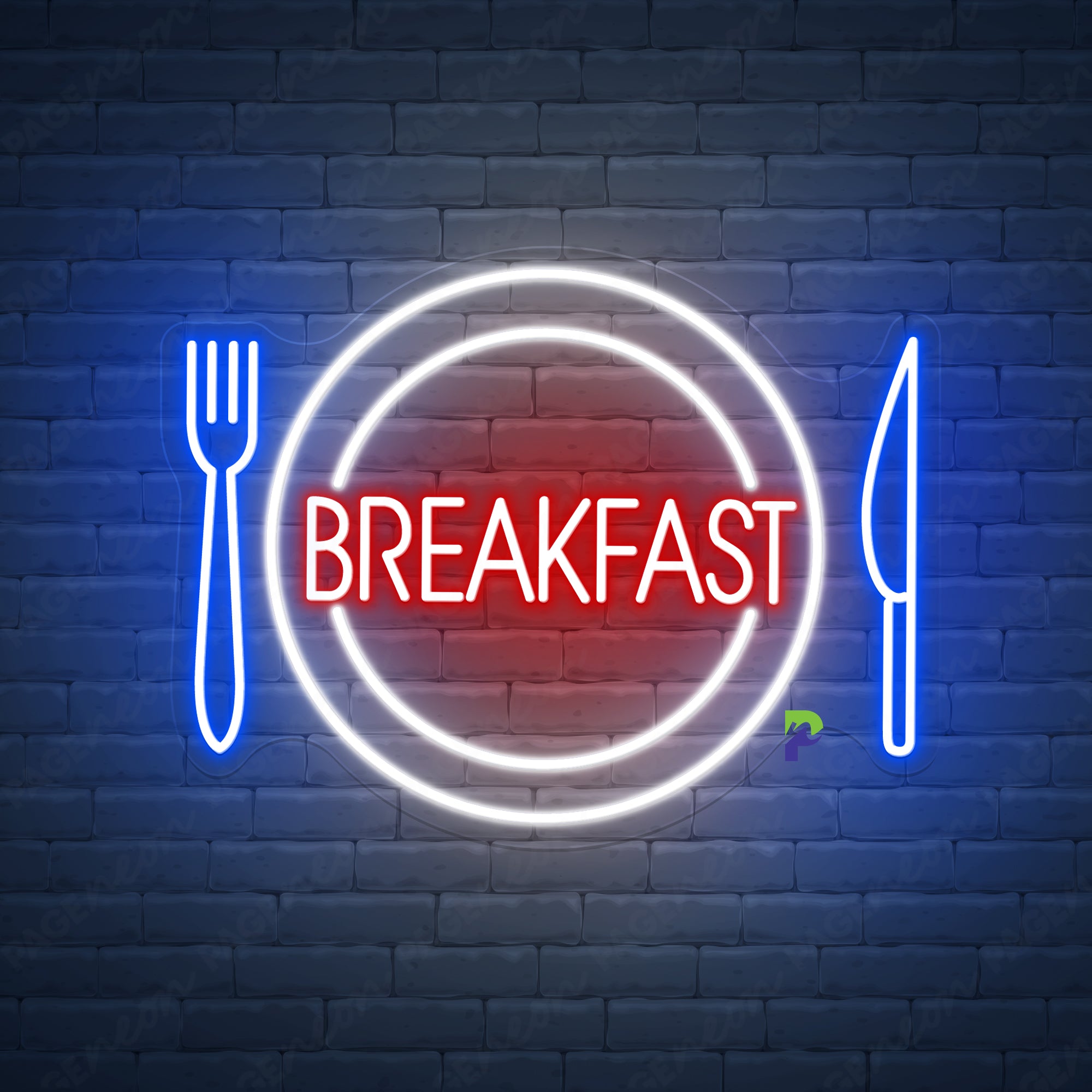 Breakfast Neon Sign Led Light For Business