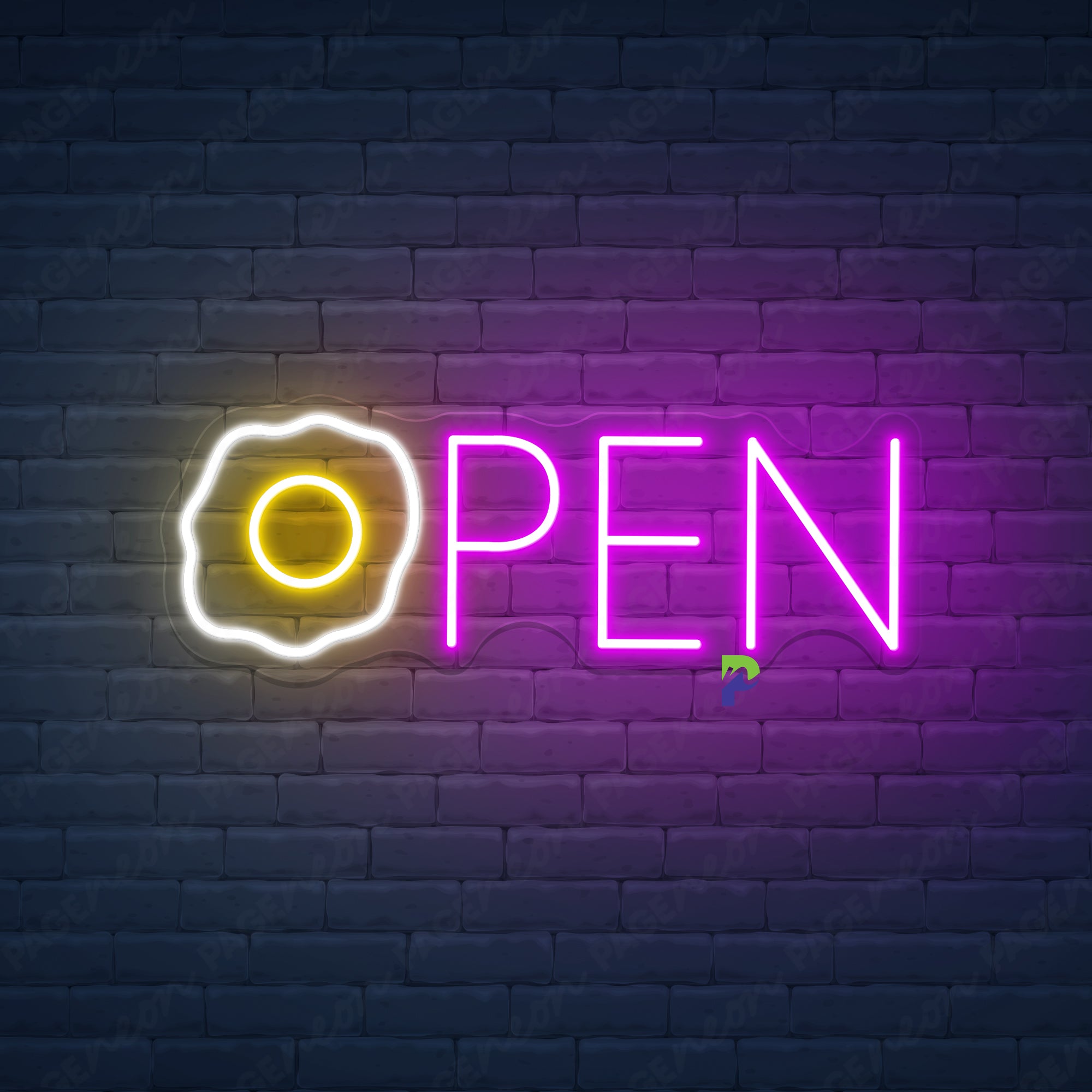 Breakfast Neon Sign Bussiness Open Led Light