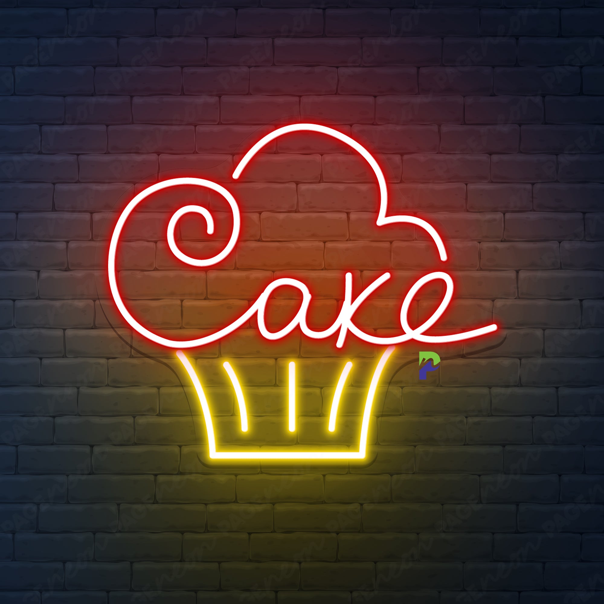 Cake Neon Sign Bakery Led Light