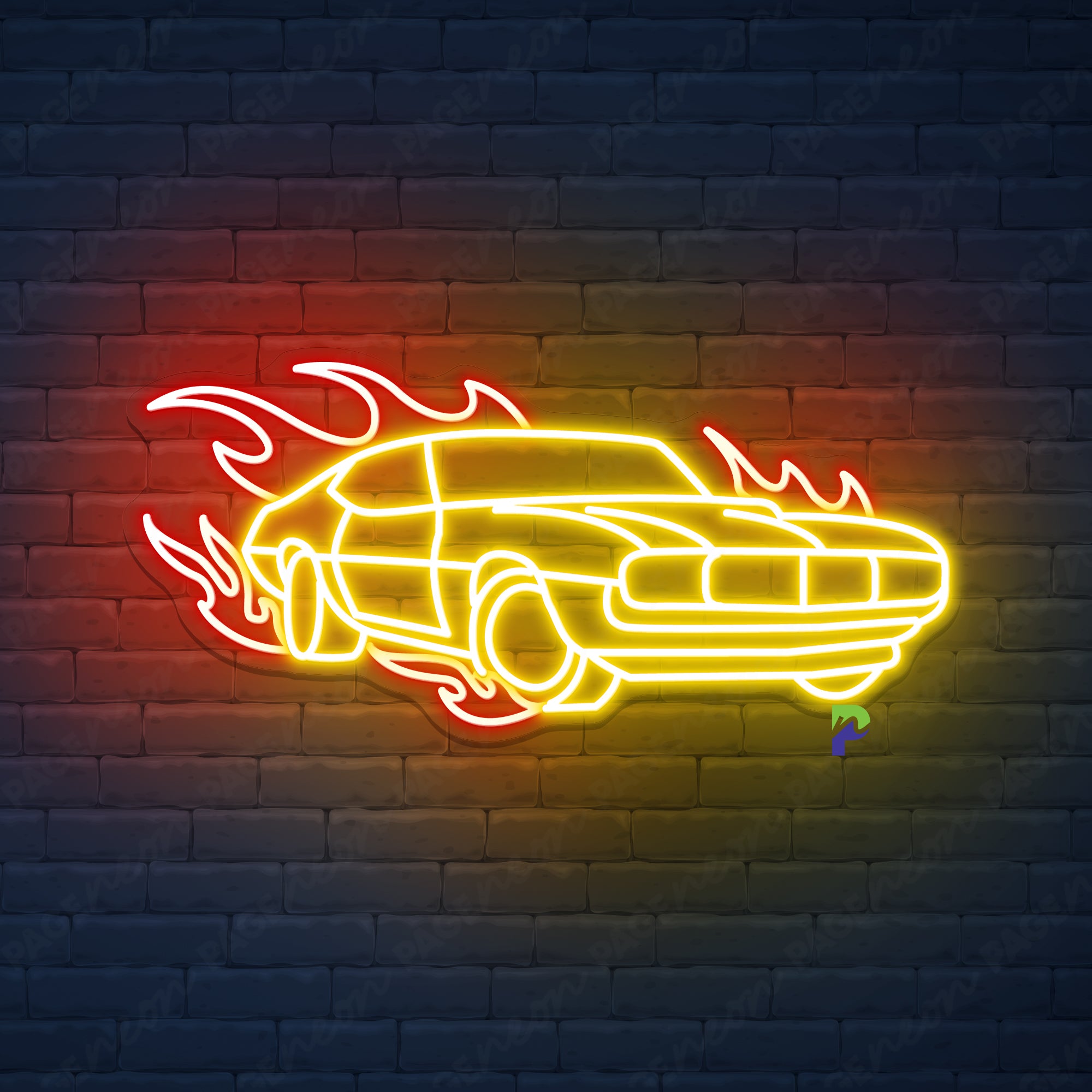 Car Neon Sign Garage Led Light