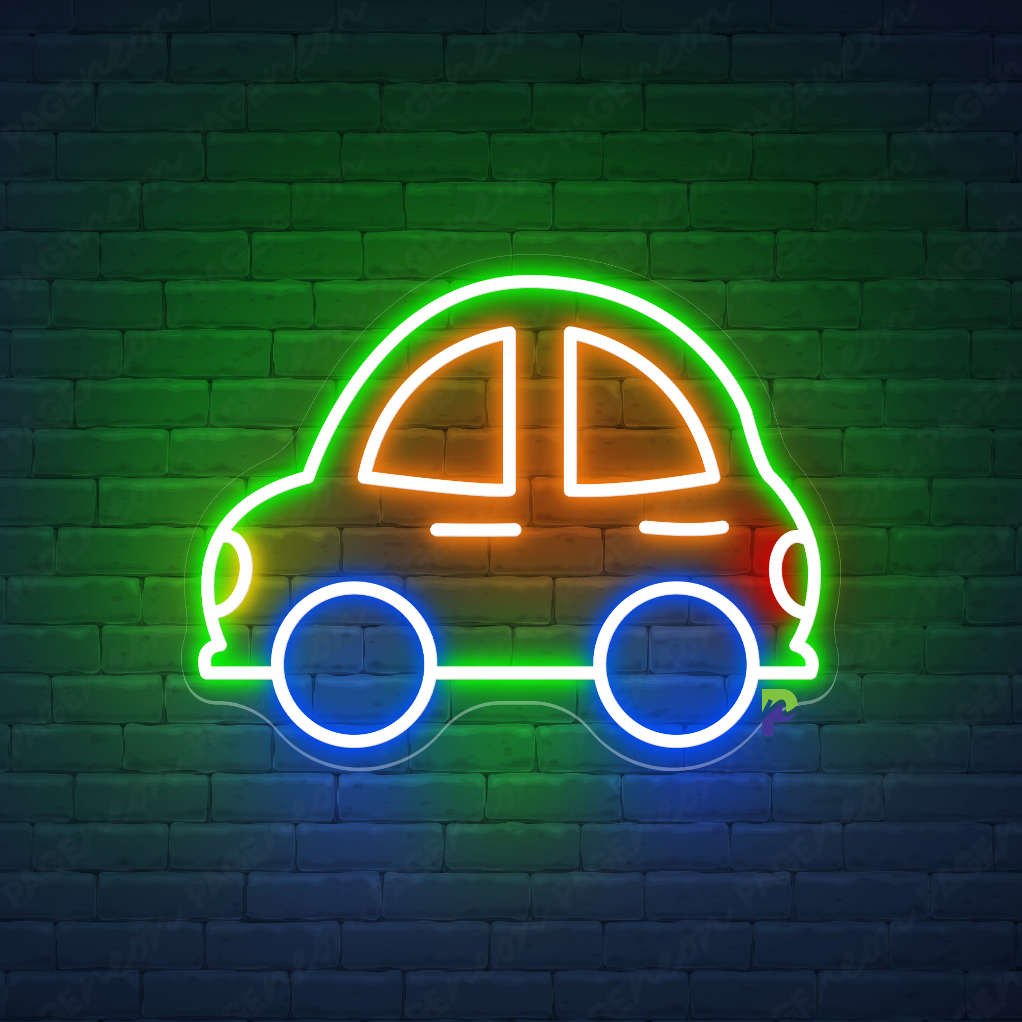 Car Neon Sign Toy Led Light
