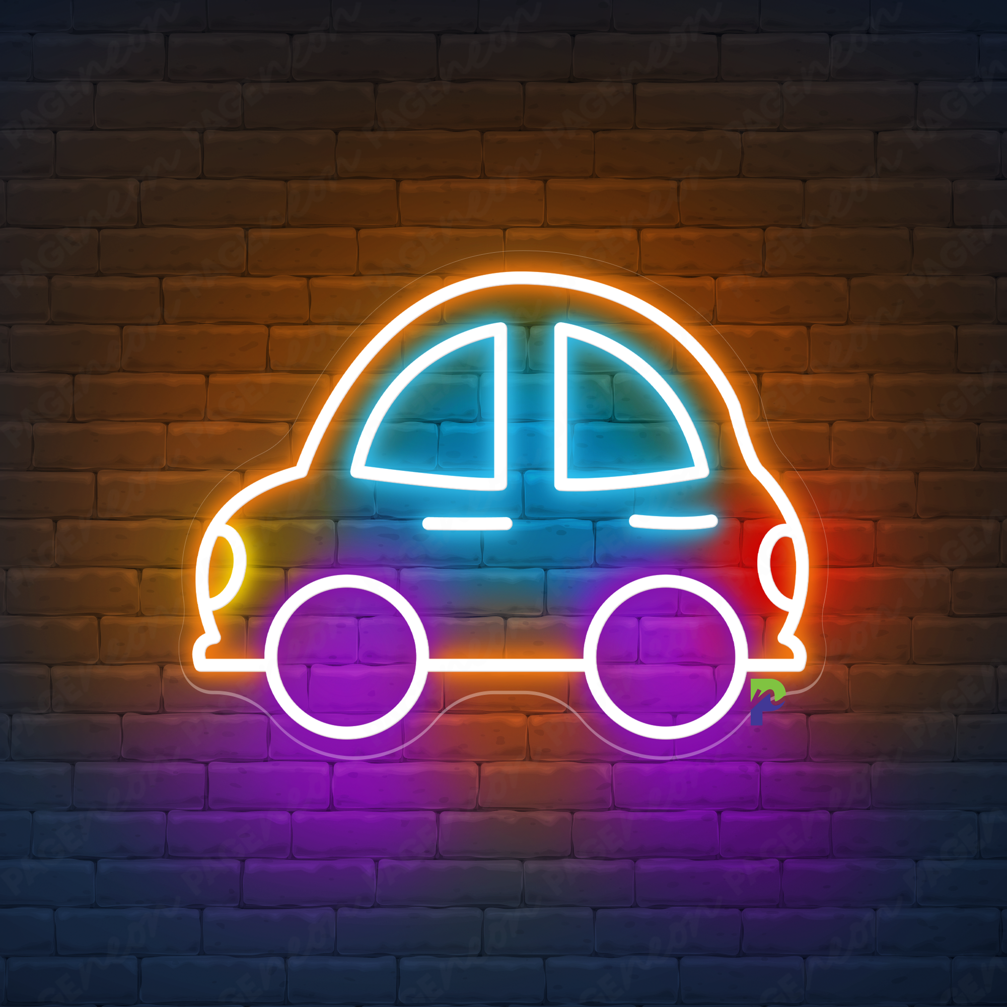 Car Neon Sign Toy Led Light