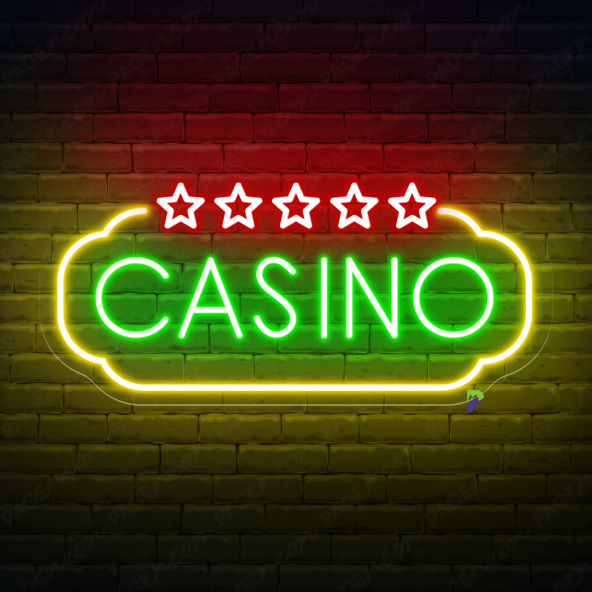Casino Neon Signs Custom Business Led Light