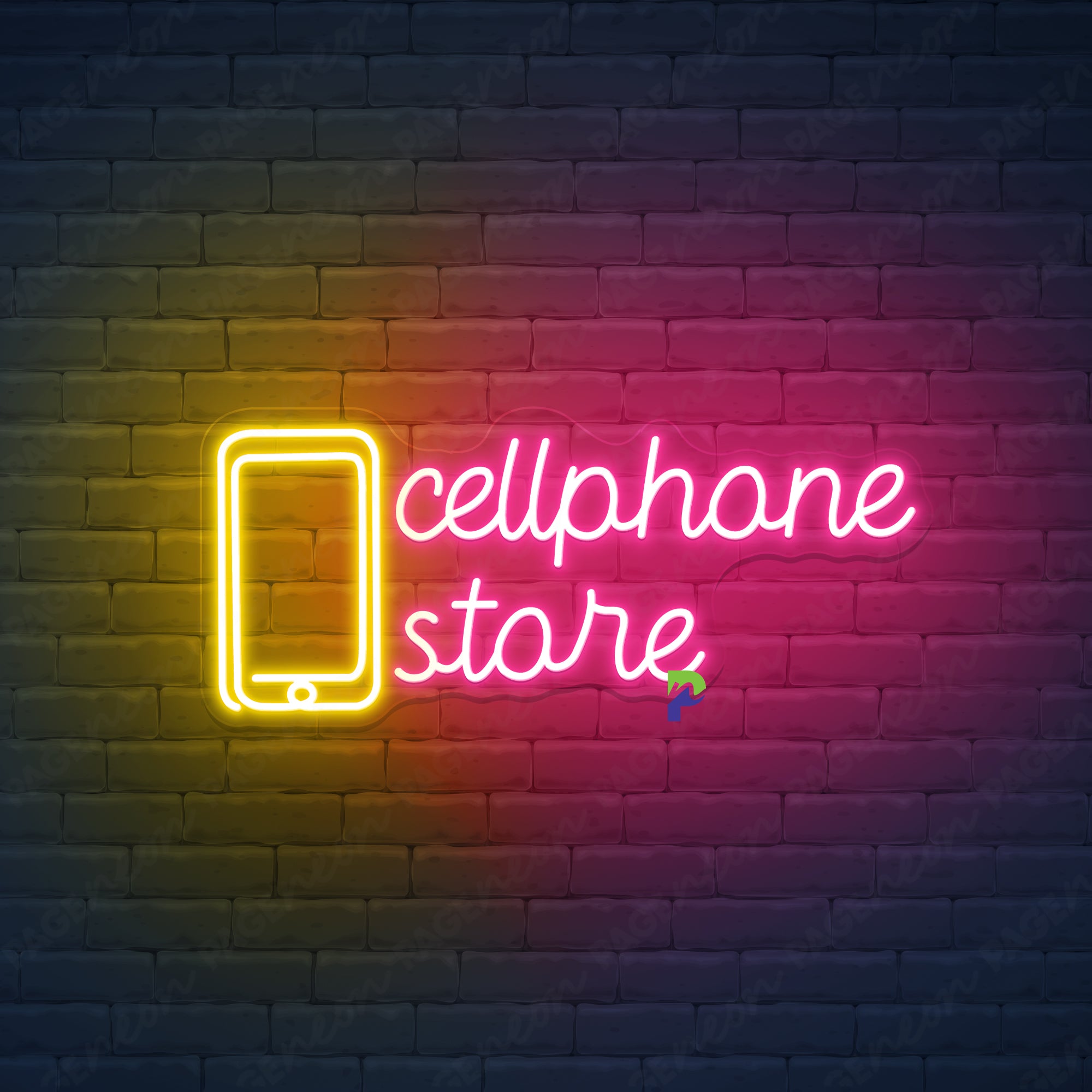 Cellphone Store Neon Signs Business Custom Led Light