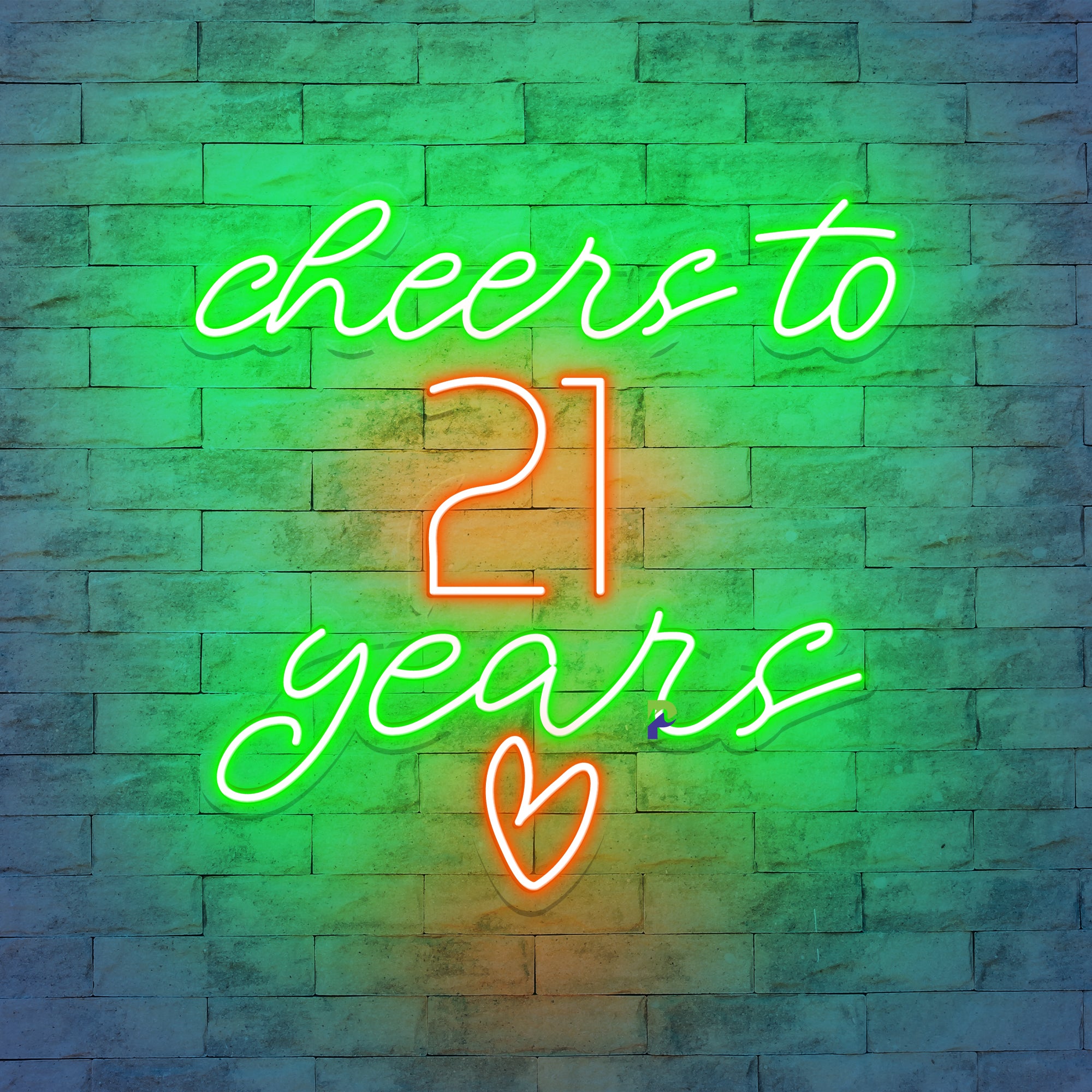 Cheer To 21st Birthday Neon Sign Anniversary Led Light