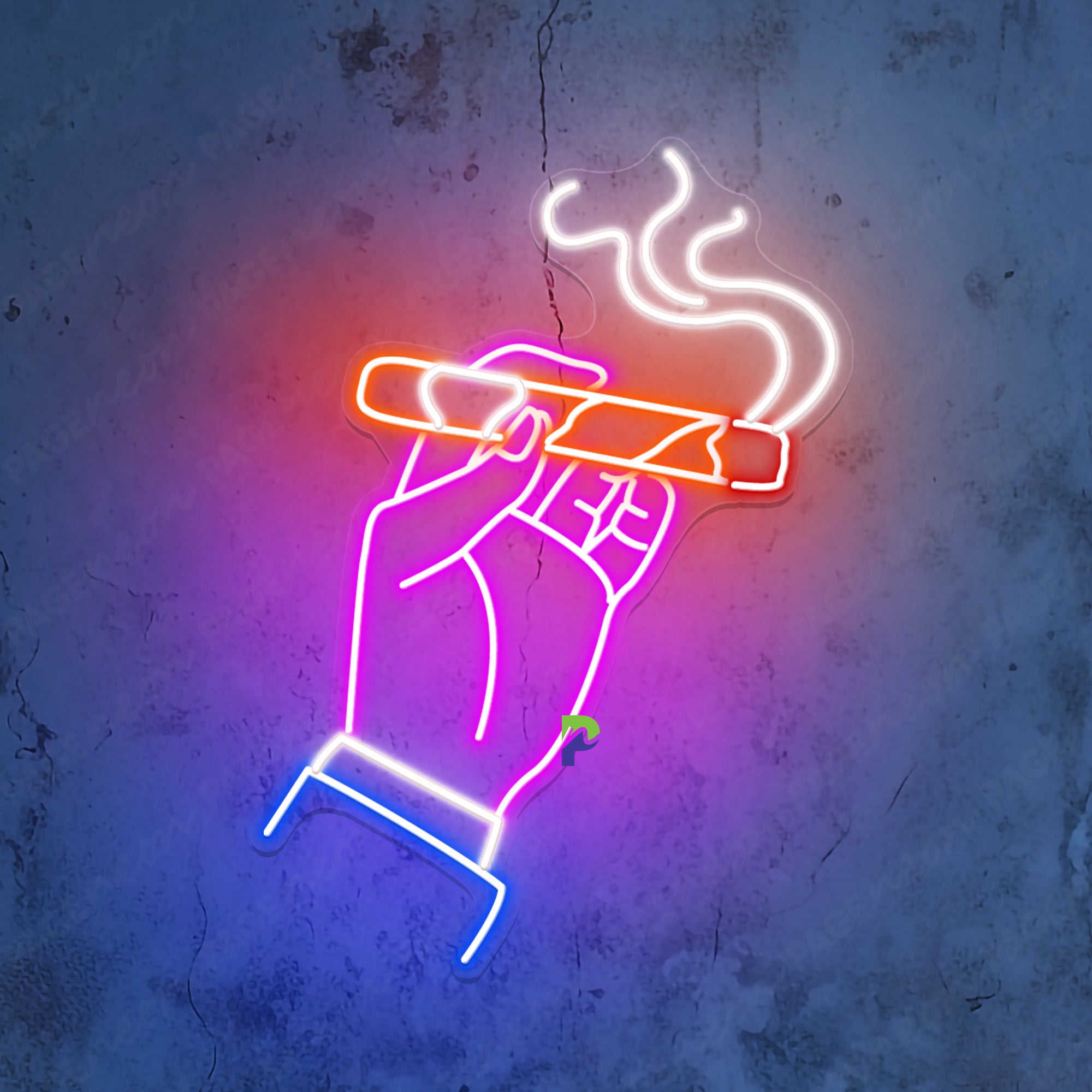 Cigar Neon Sign Cool Led Light For Mancave