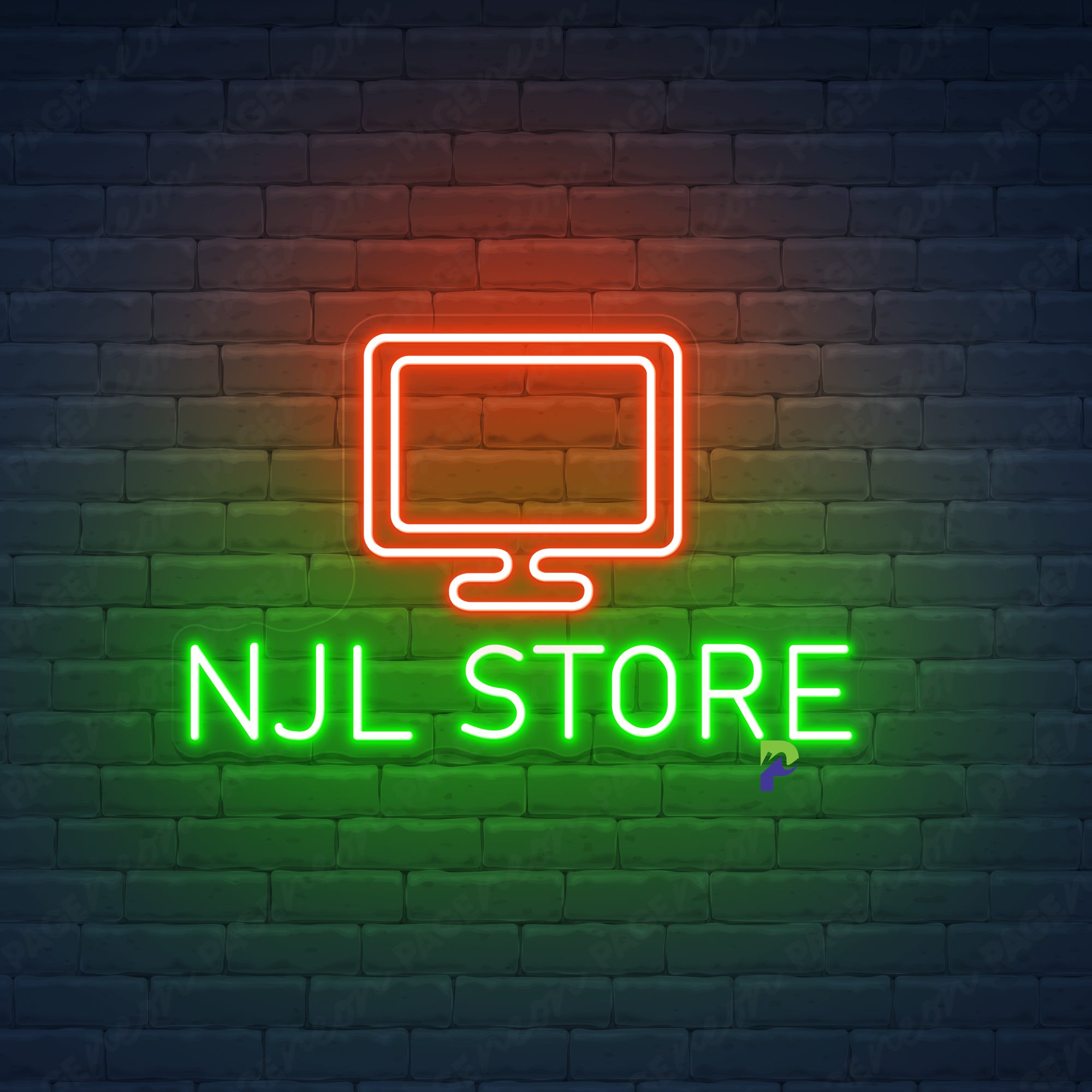 Computer Neon Signs Business Custom Led Light