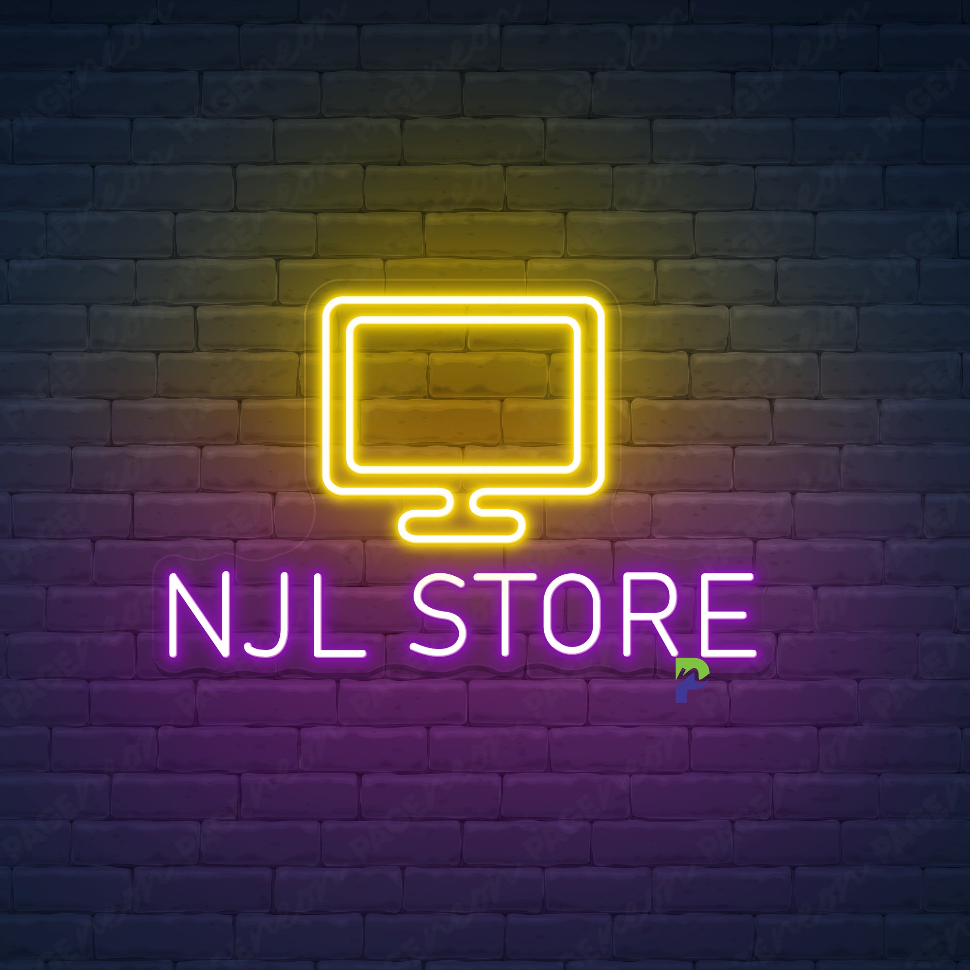 Computer Neon Signs Business Custom Led Light