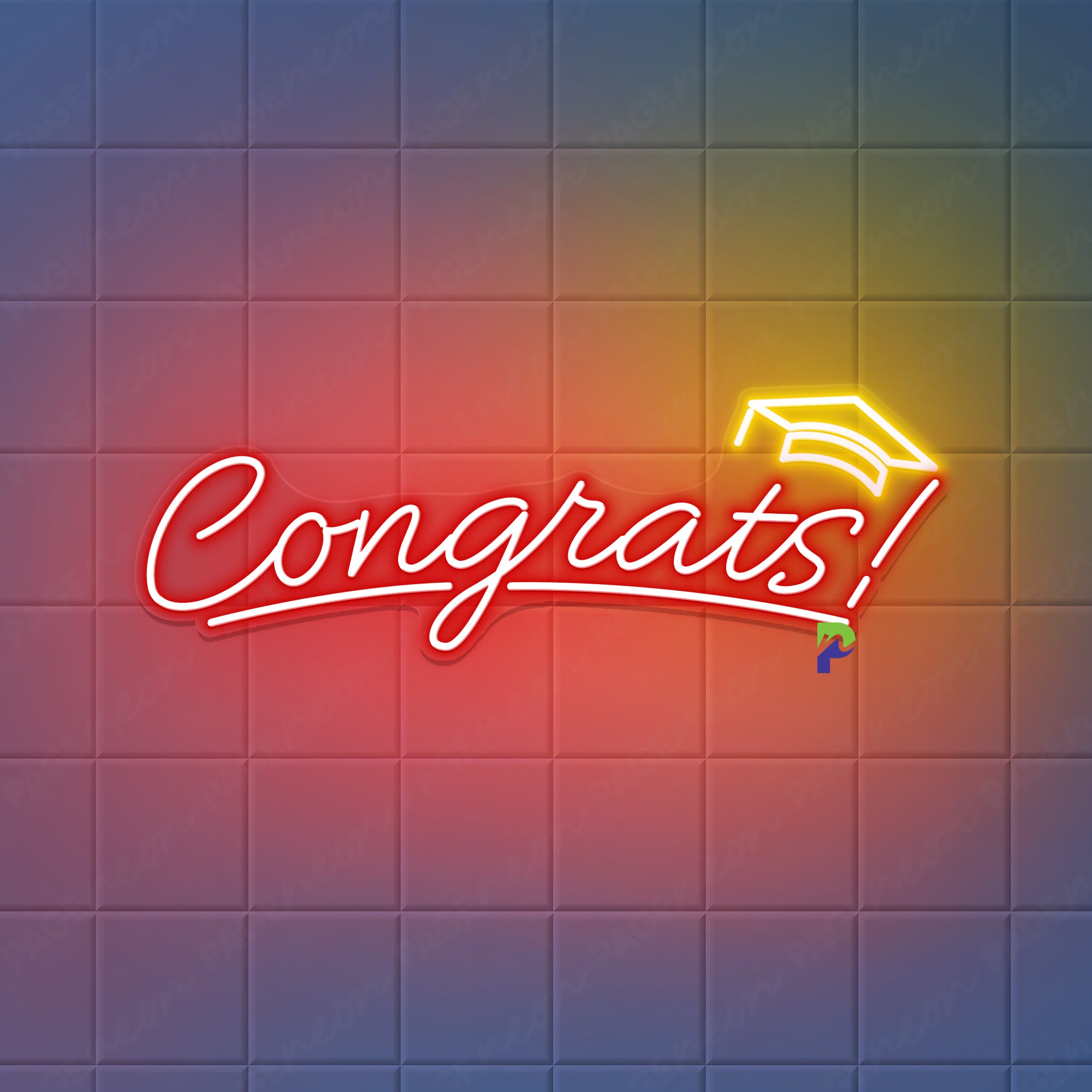 Congratulations Neon Sign Happy Graduation Led Light