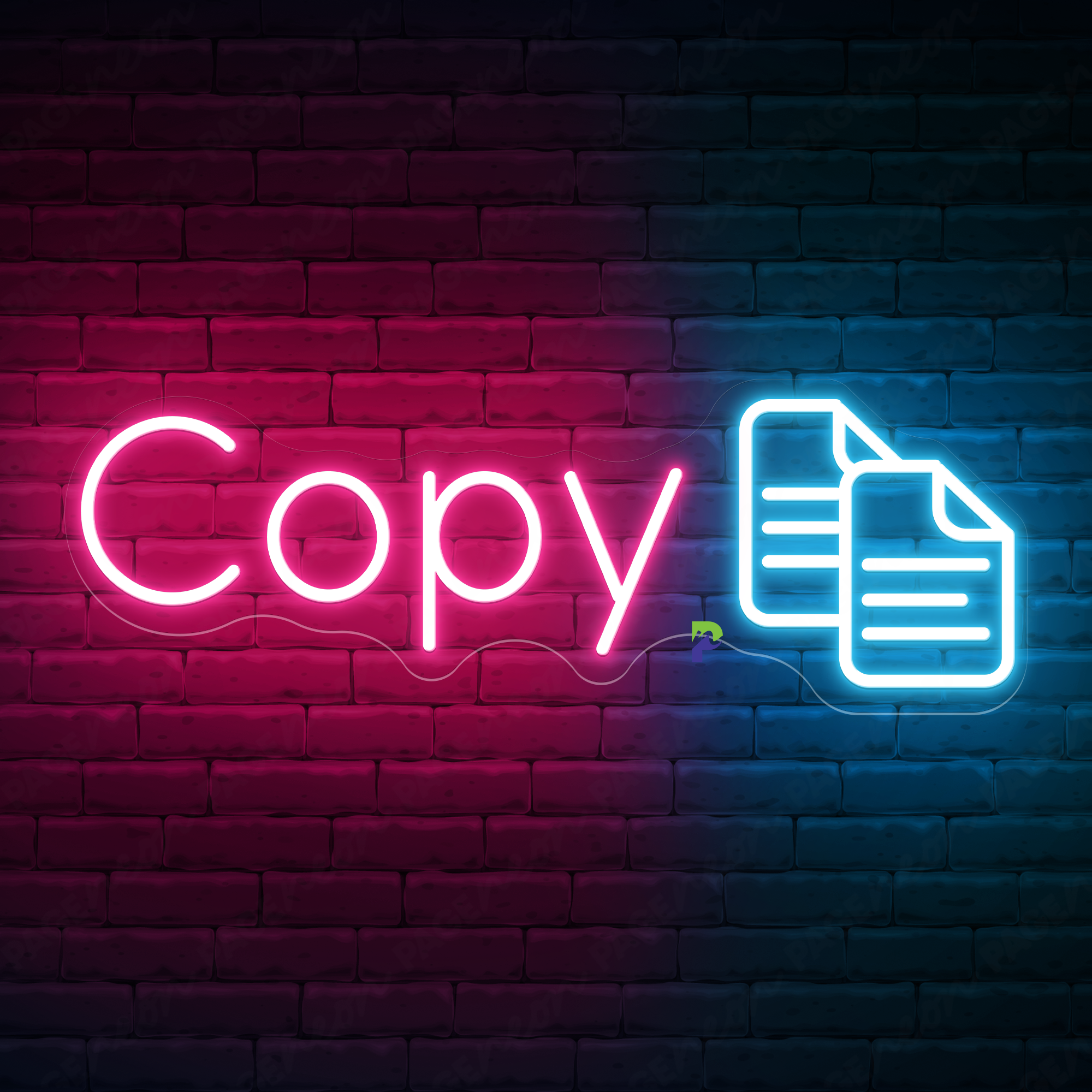 Copy Neon Signs Printing Led Light