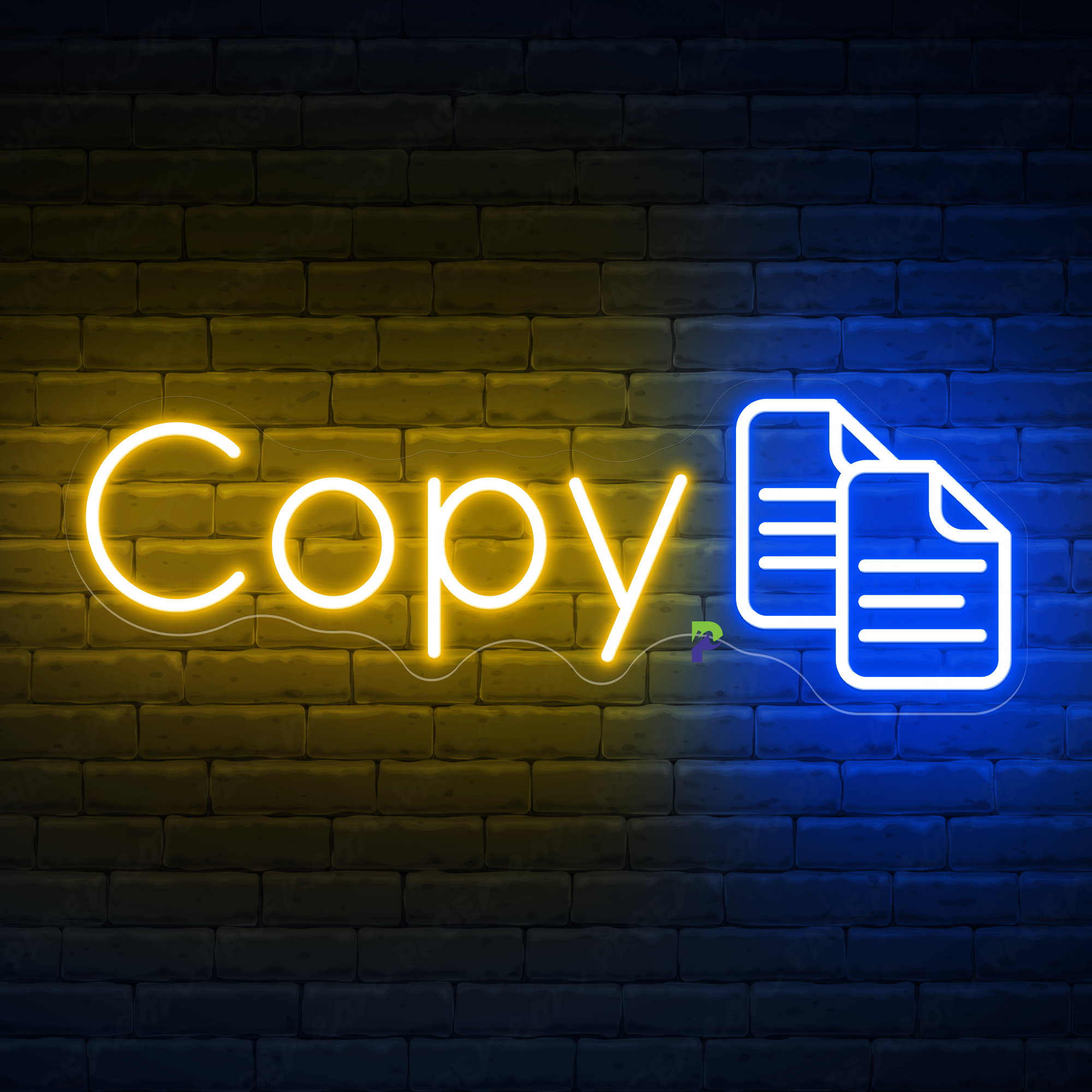 Copy Neon Signs Printing Led Light