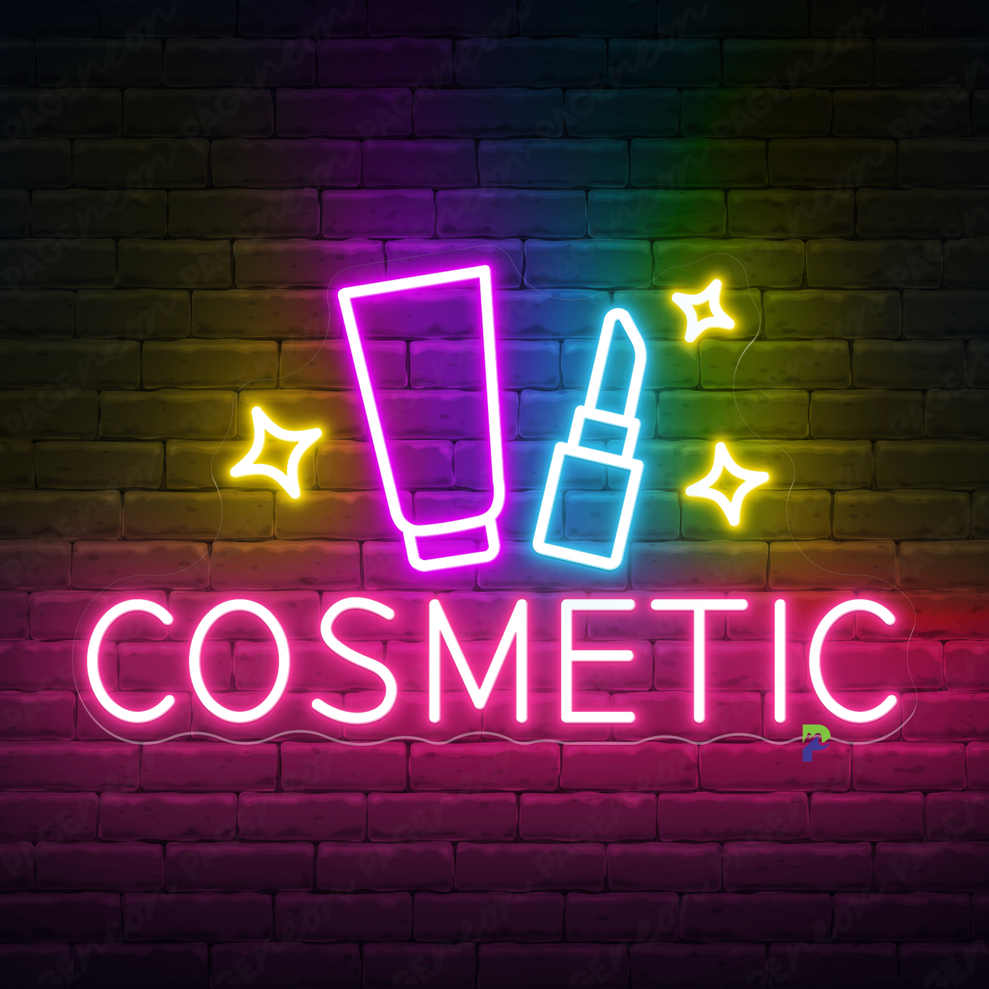 Cosmetic Neon Signs Business Led Light