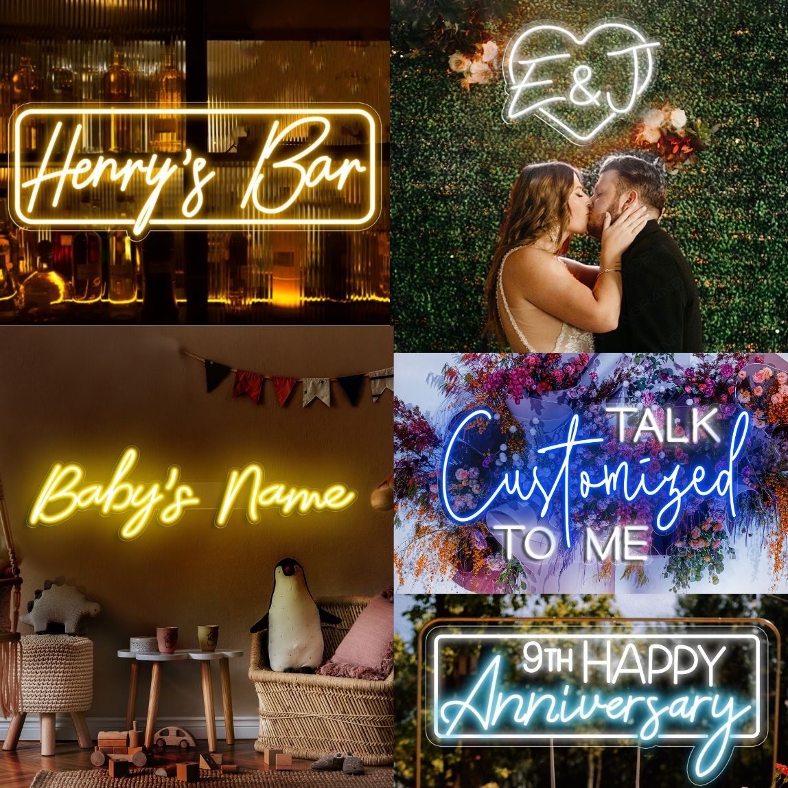 Custom Neon Sign Baby Name Led Light