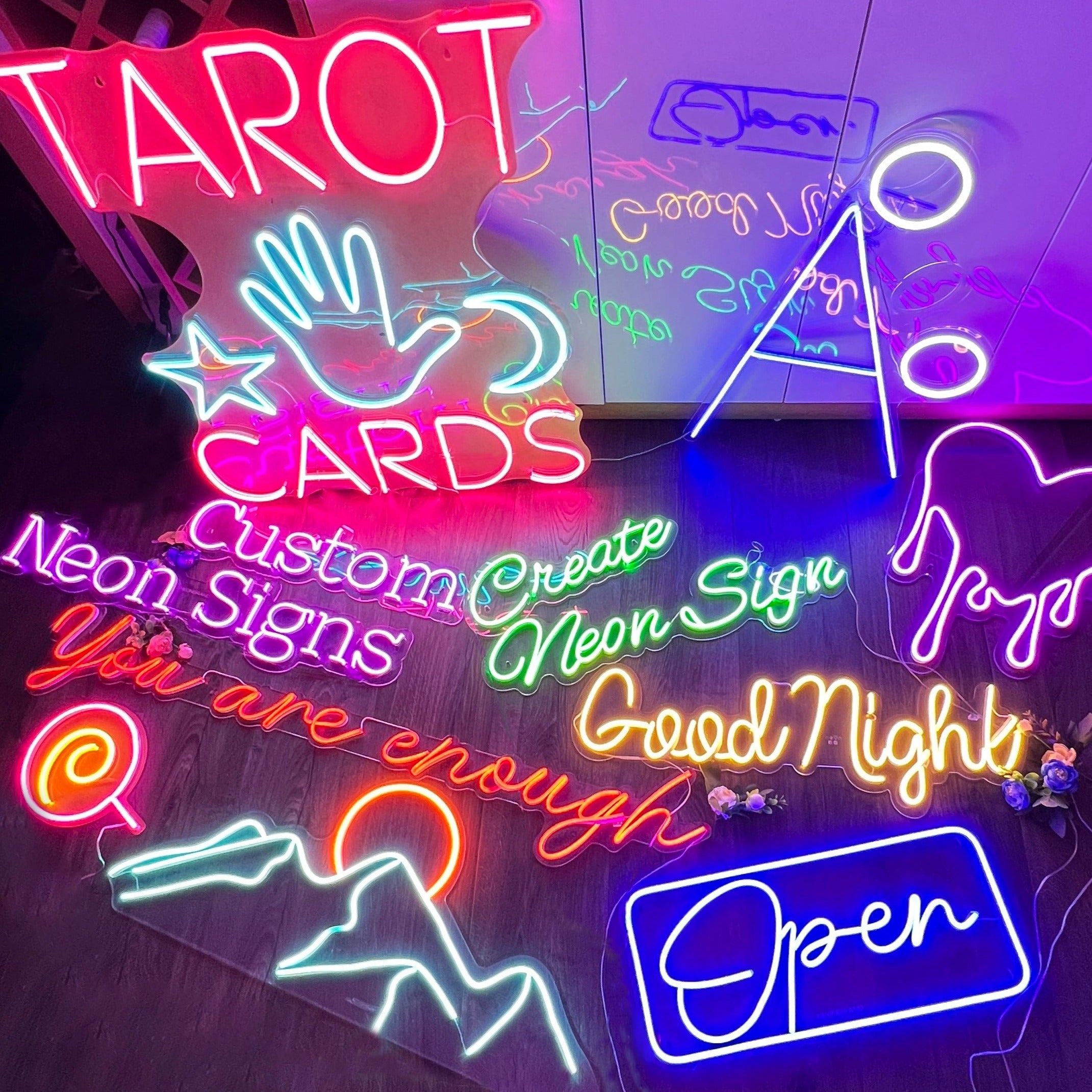 Custom Neon Sign Elegant Company Business Name Led Light
