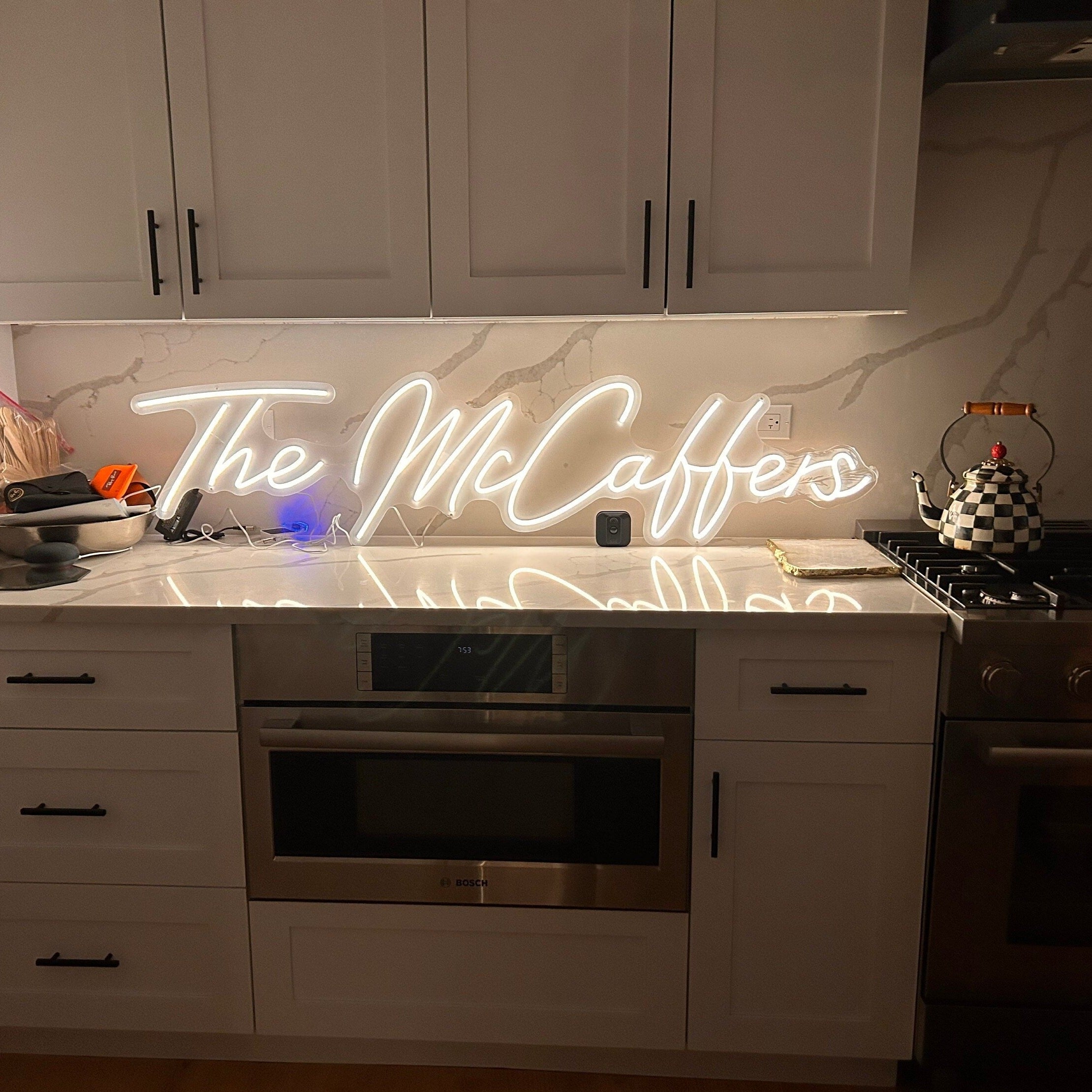 Custom Neon Sign Family Name Led Light