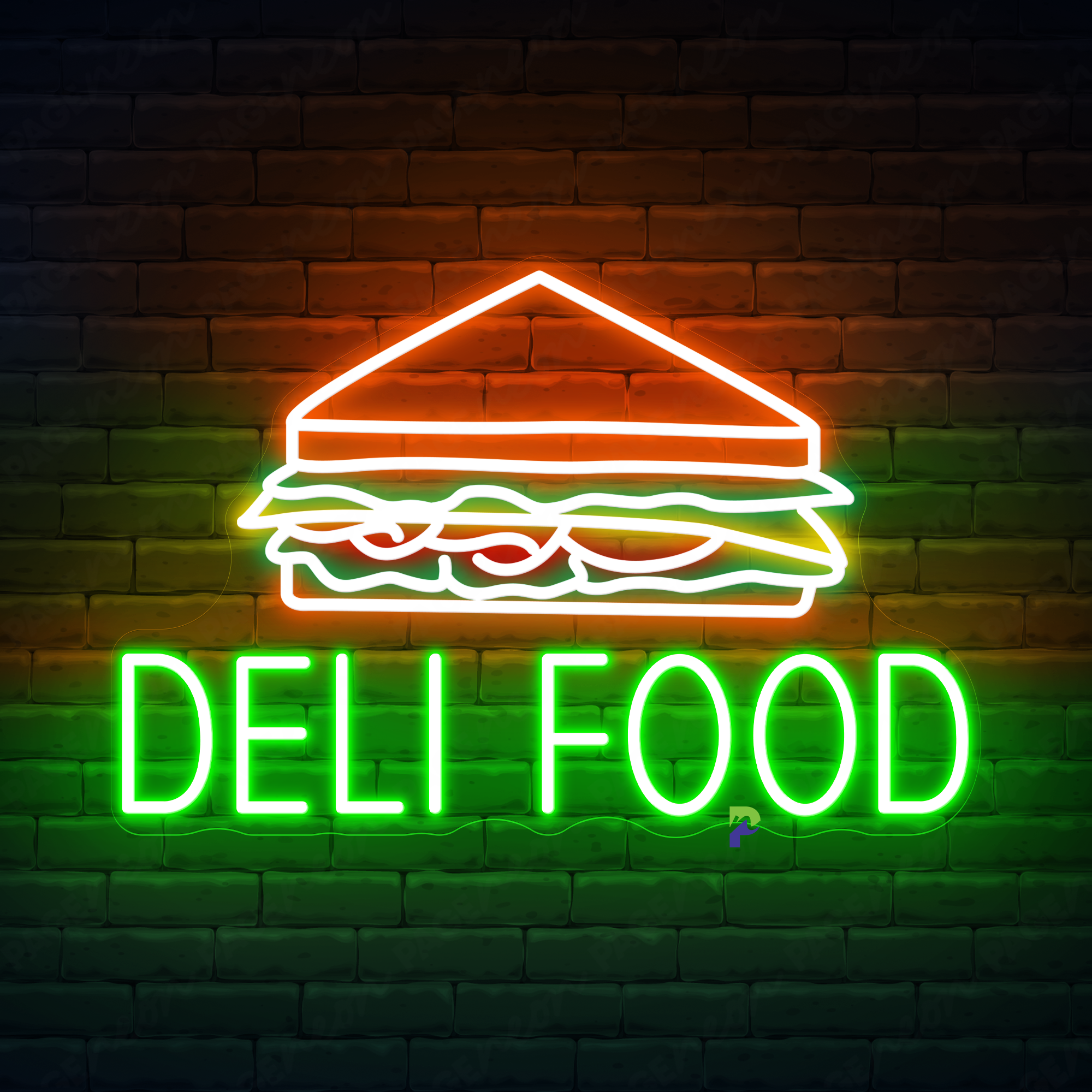 Deli Food Neon Sign Sandwich Led Light