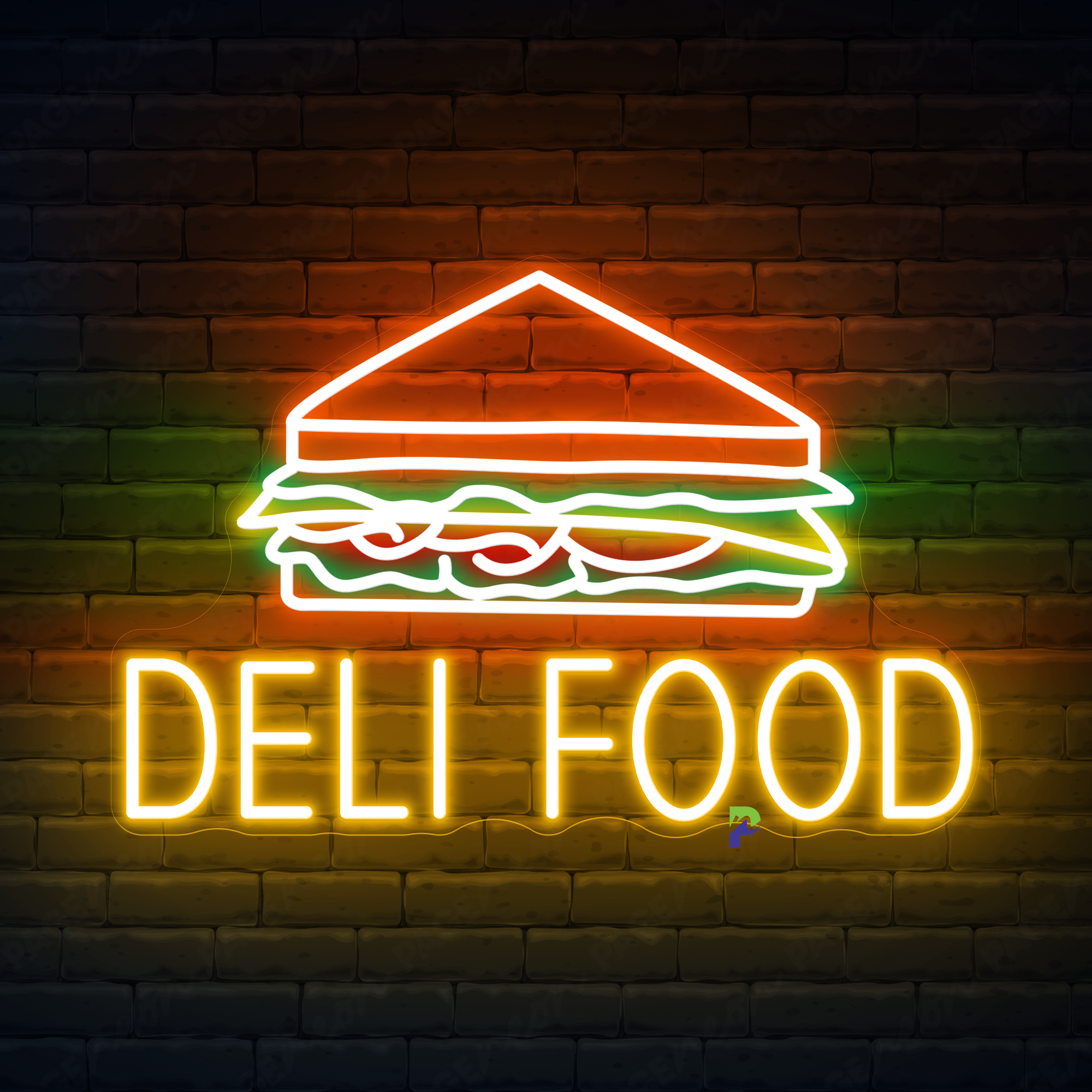 Deli Food Neon Sign Sandwich Led Light