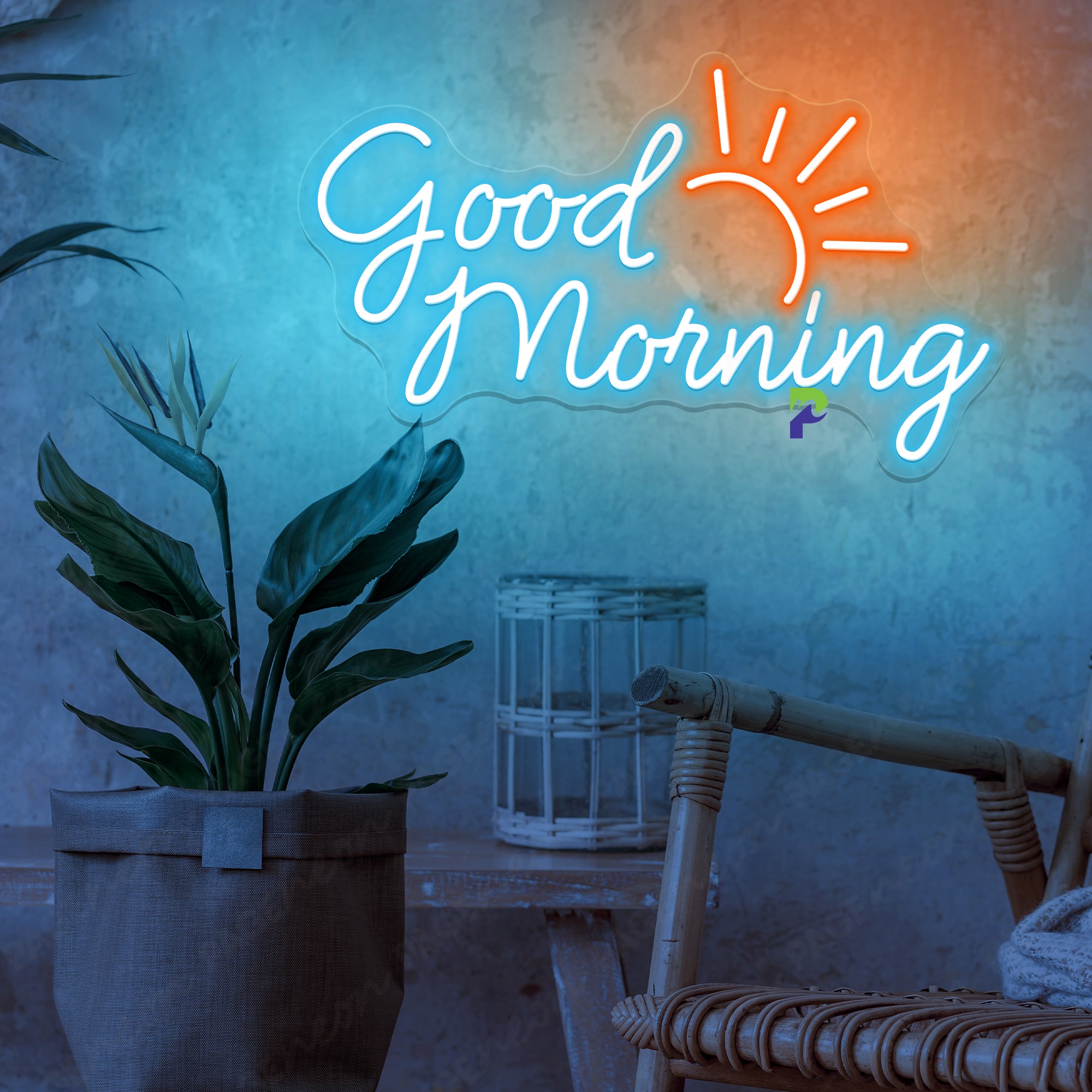 Good Morning Sign Happy Sunny Day Led Light