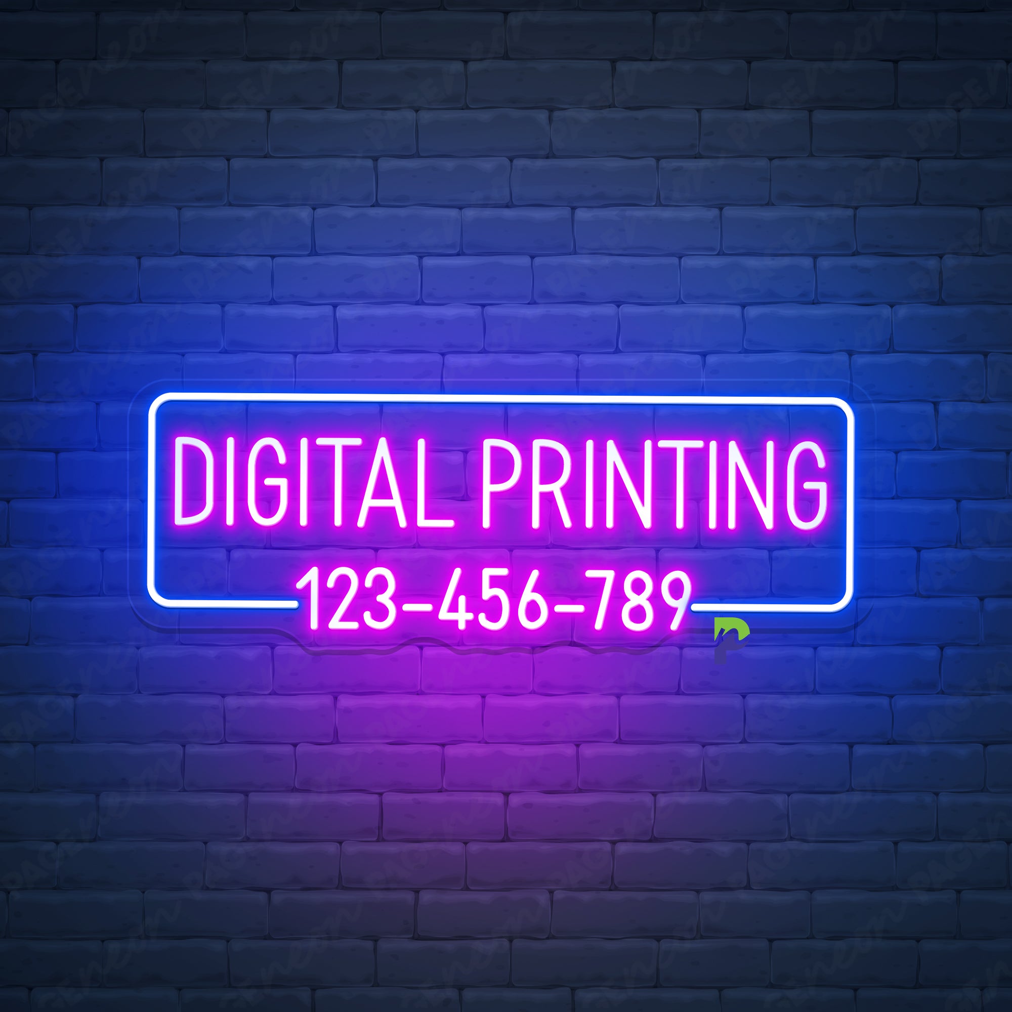 Digital Printing Neon Signs Custom Led Light