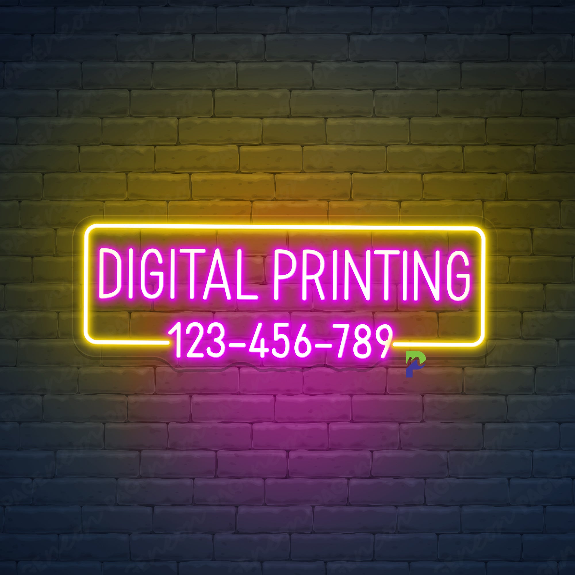 Digital Printing Neon Signs Custom Led Light