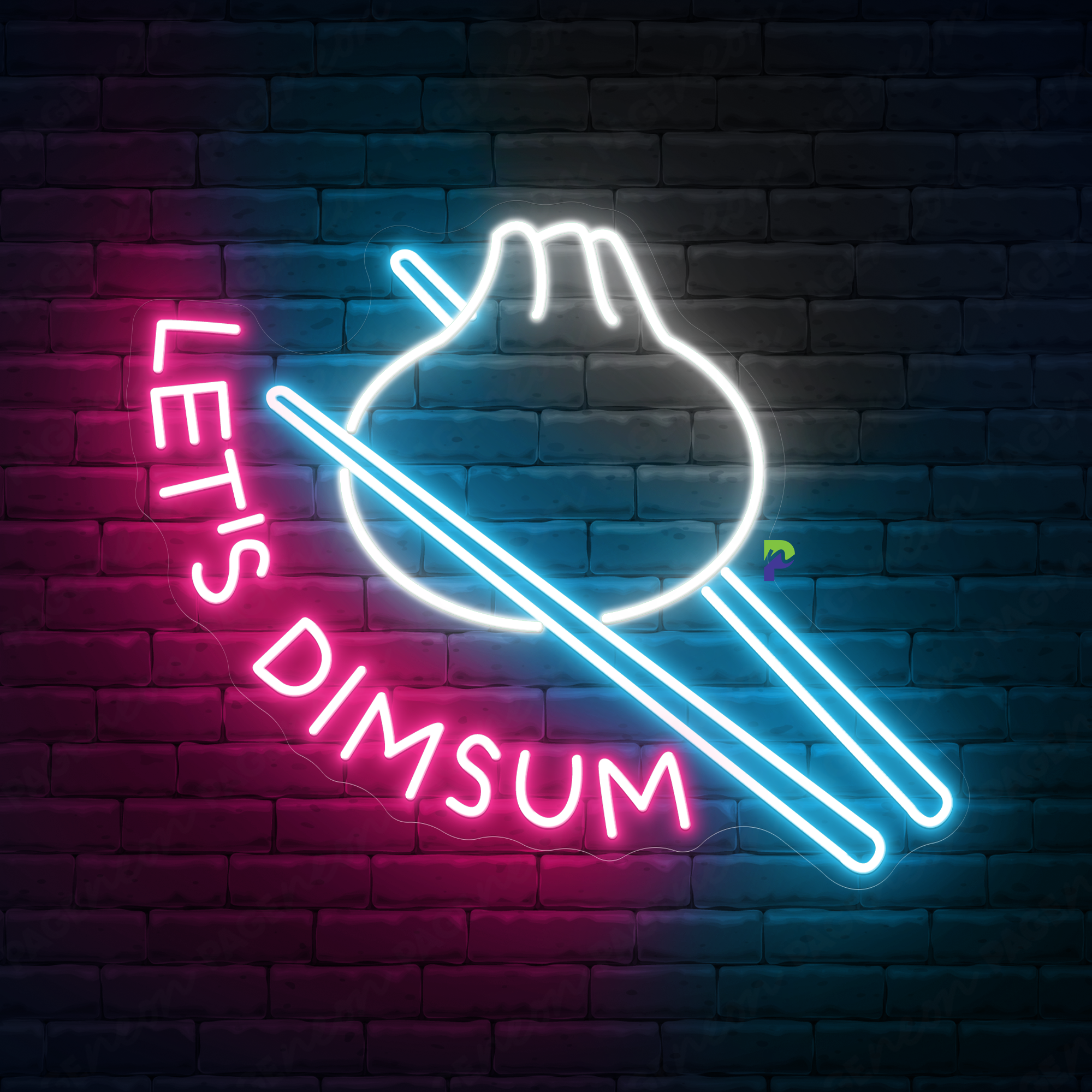 Dimsum Neon Sign Restaurant Led Light