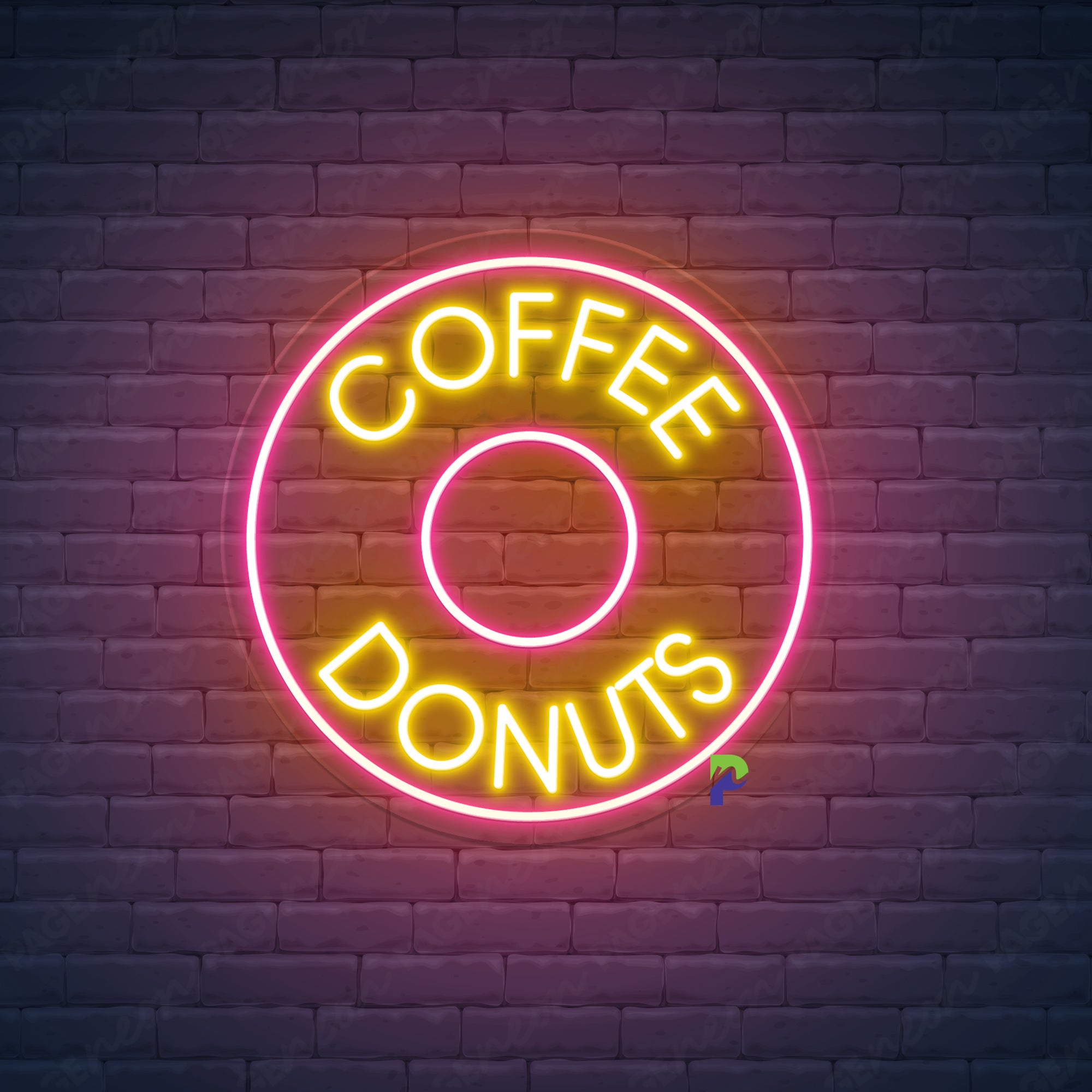 Donuts Neon Sign Coffee Led Light