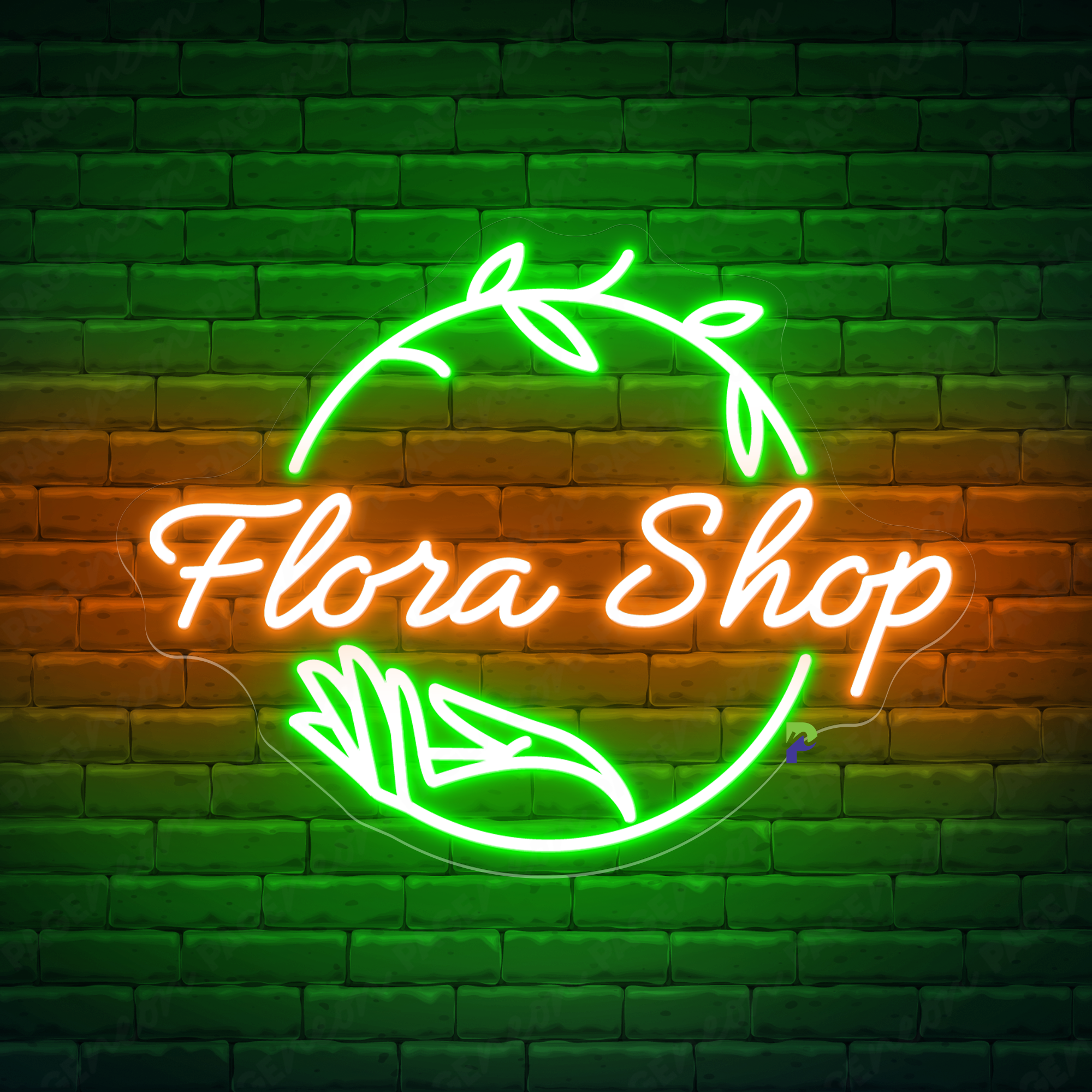 Flora Shop Neon Signs Florist Led Light