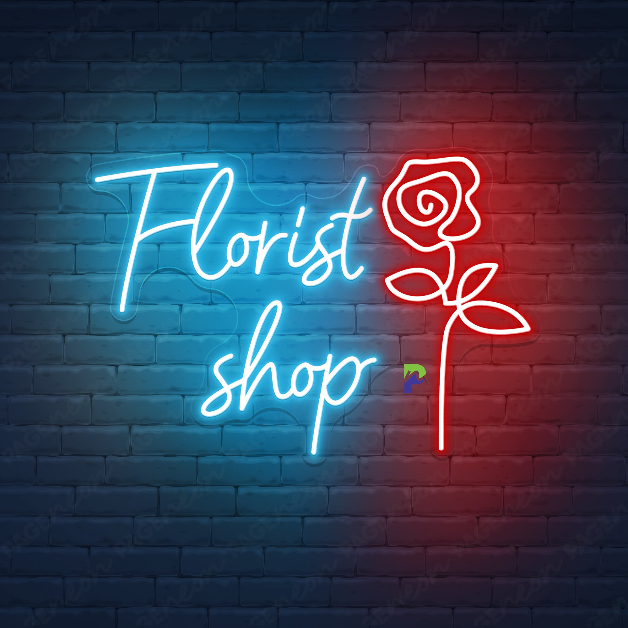 Florist Neon Signs Custom Business Led Light