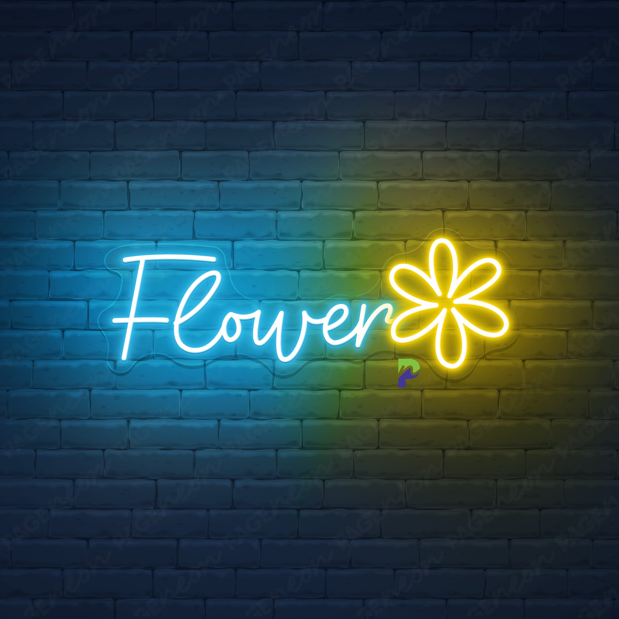 Flower Neon Signs Florist Shop Led Light