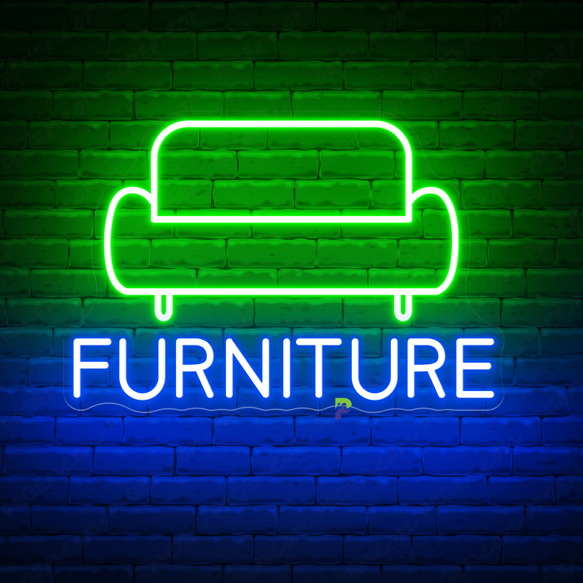 Furniture Neon Signs Custom Business Led Light