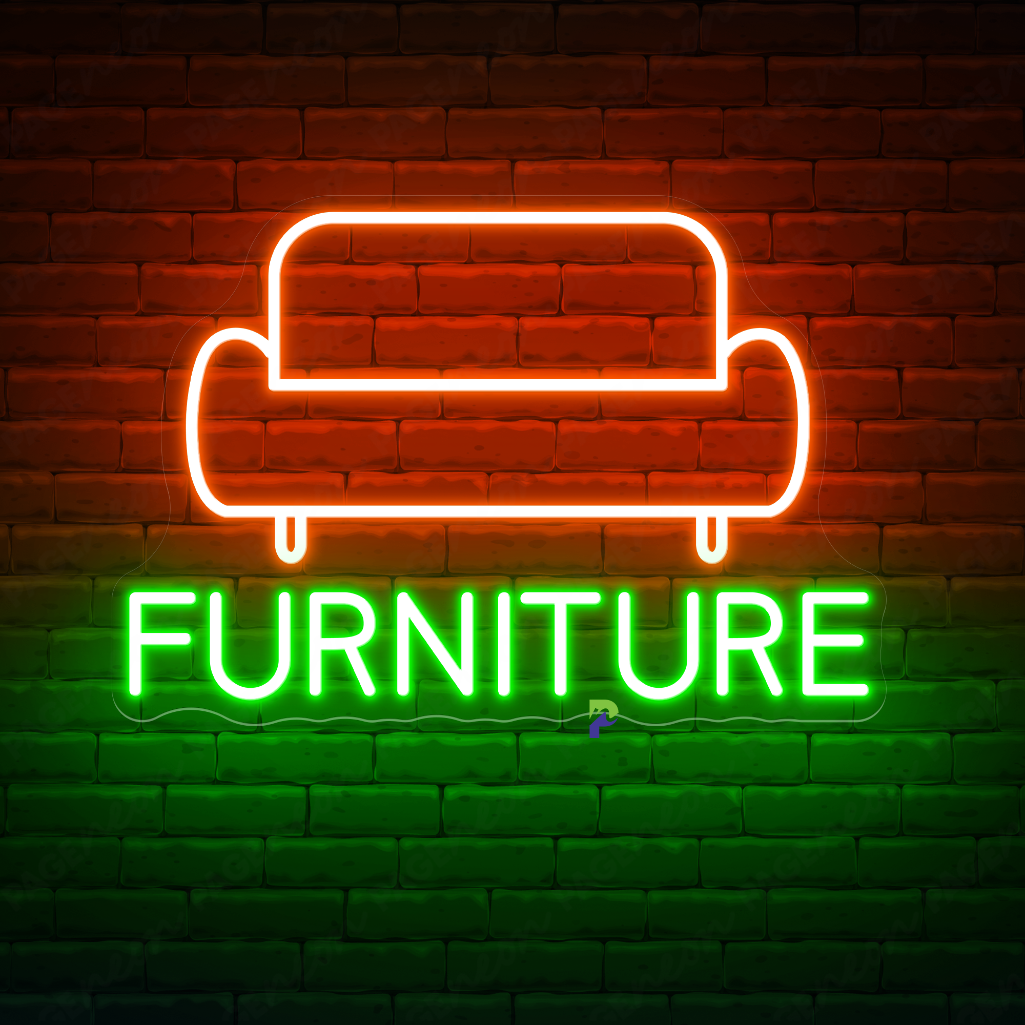 Furniture Neon Signs Custom Business Led Light