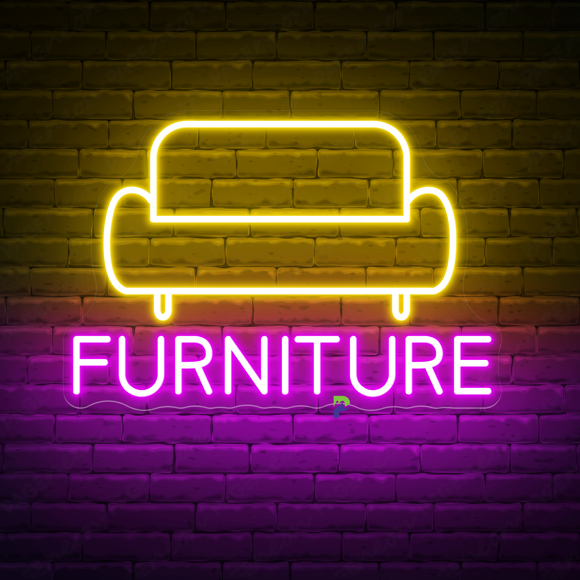 Furniture Neon Signs Custom Business Led Light