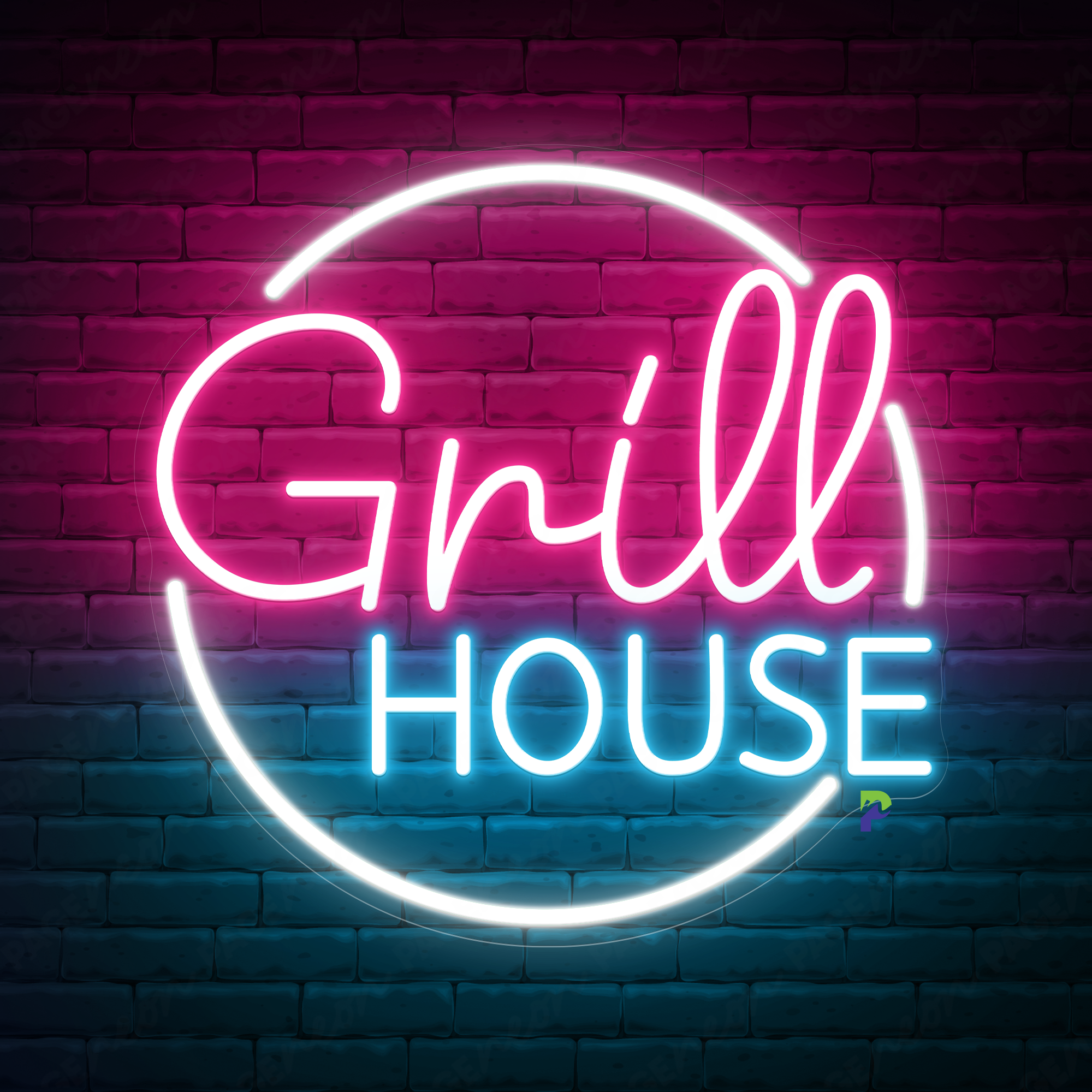 Grill House Neon Sign Business Led Light