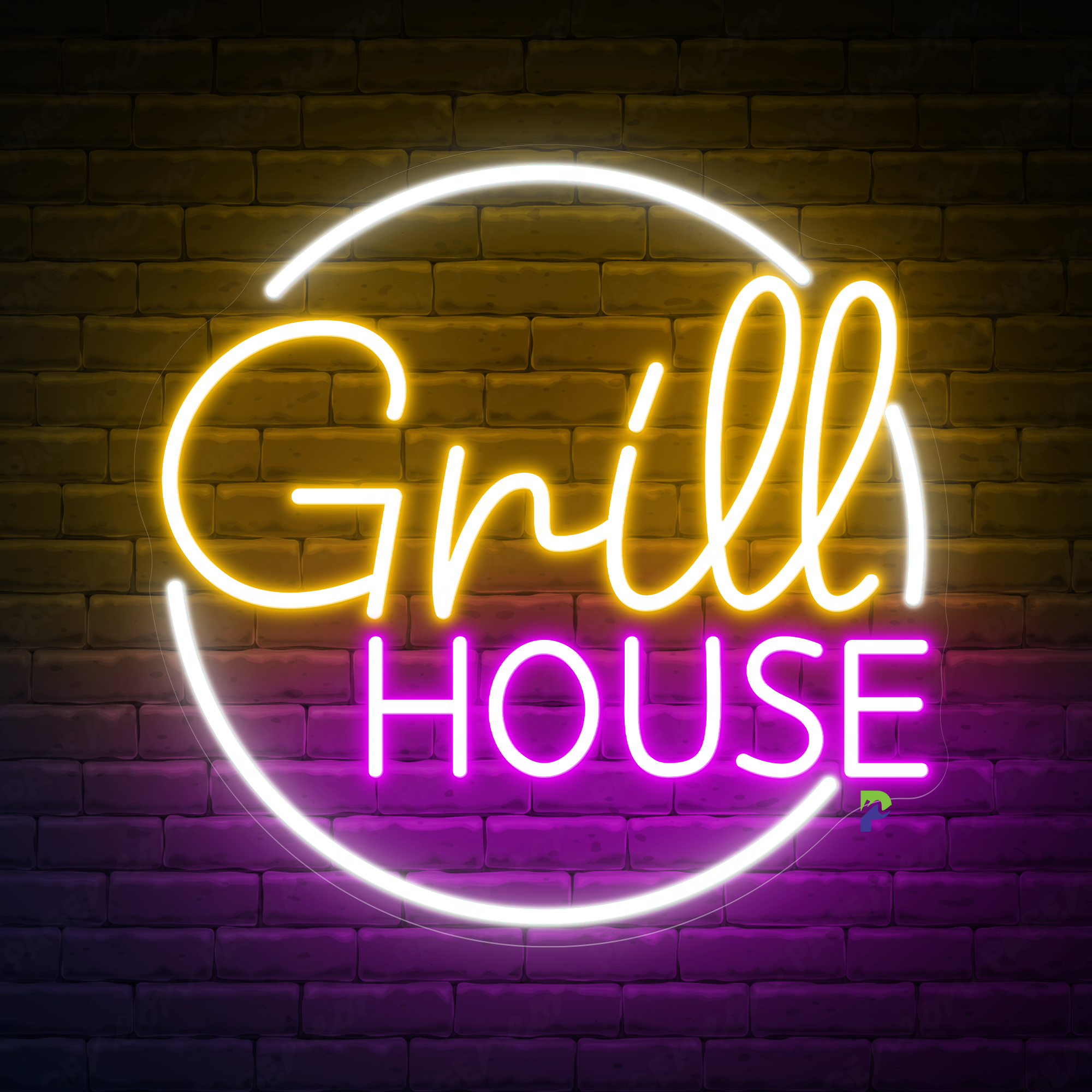 Grill House Neon Sign Business Led Light