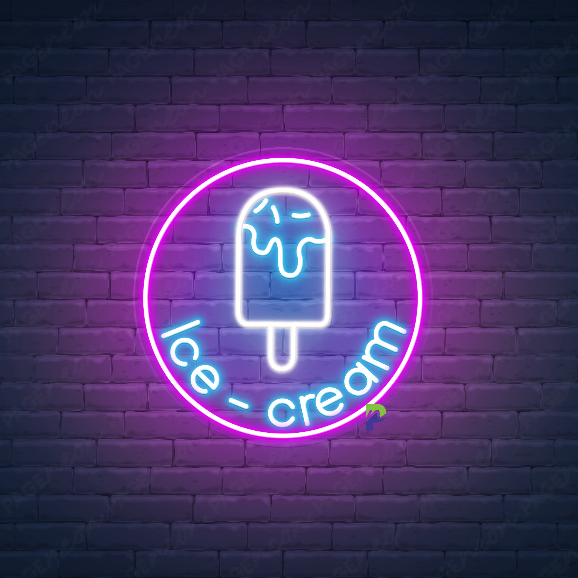 Ice Cream Neon Sign Coffee Bar Led Light