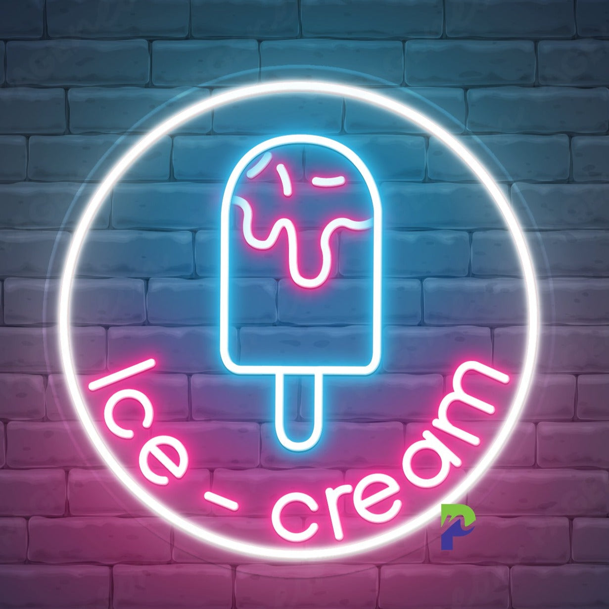 Ice Cream Neon Sign Coffee Bar Led Light