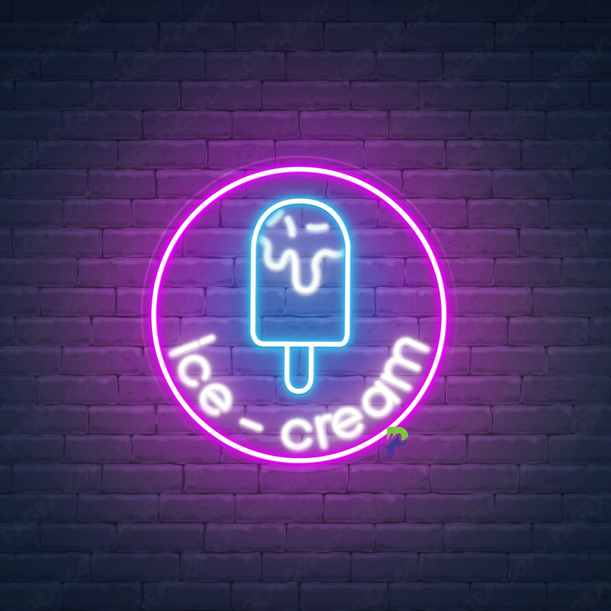 Ice Cream Neon Sign Coffee Bar Led Light